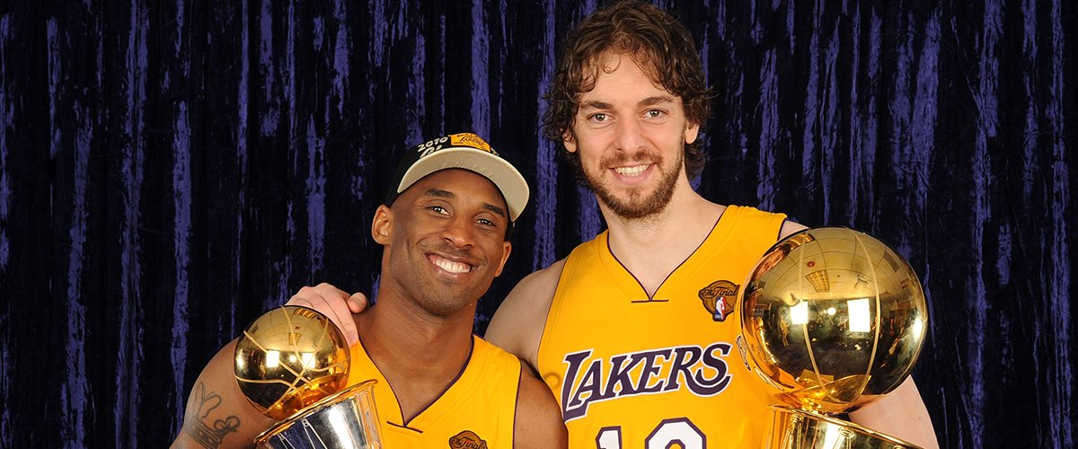 Kobe Bryant #24 and Pau Gasol #16 of the Los Angeles Lakers talk while taking on the Boston Celtics in Game Four of the 2008 NBA Finals on June 12, 2008 at Staples Center | Photo: Getty Images