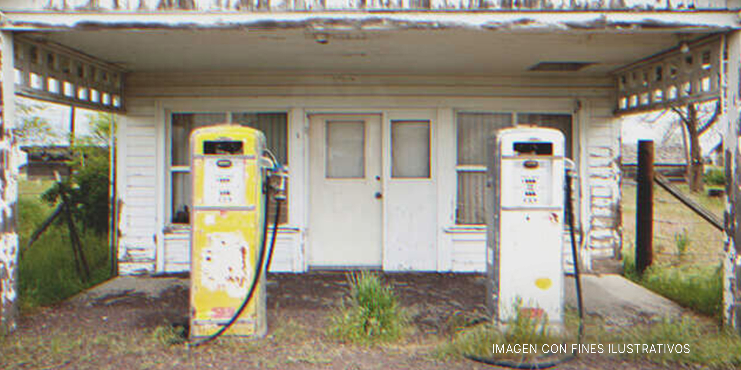 Una gasolinera abandonada. | Foto: Getty Images