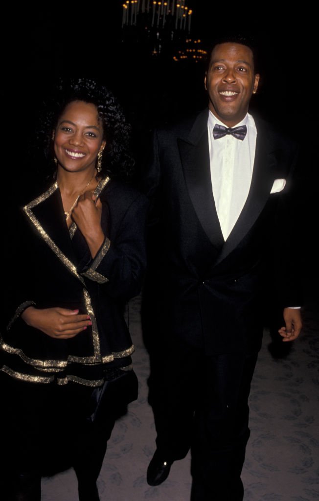 Meshach Taylor and Bianca Ferguson attend National Jewish Fund Dinner Gala on November 29, 1989 at the Beverly Hilton Hotel | Photo: Getty Images