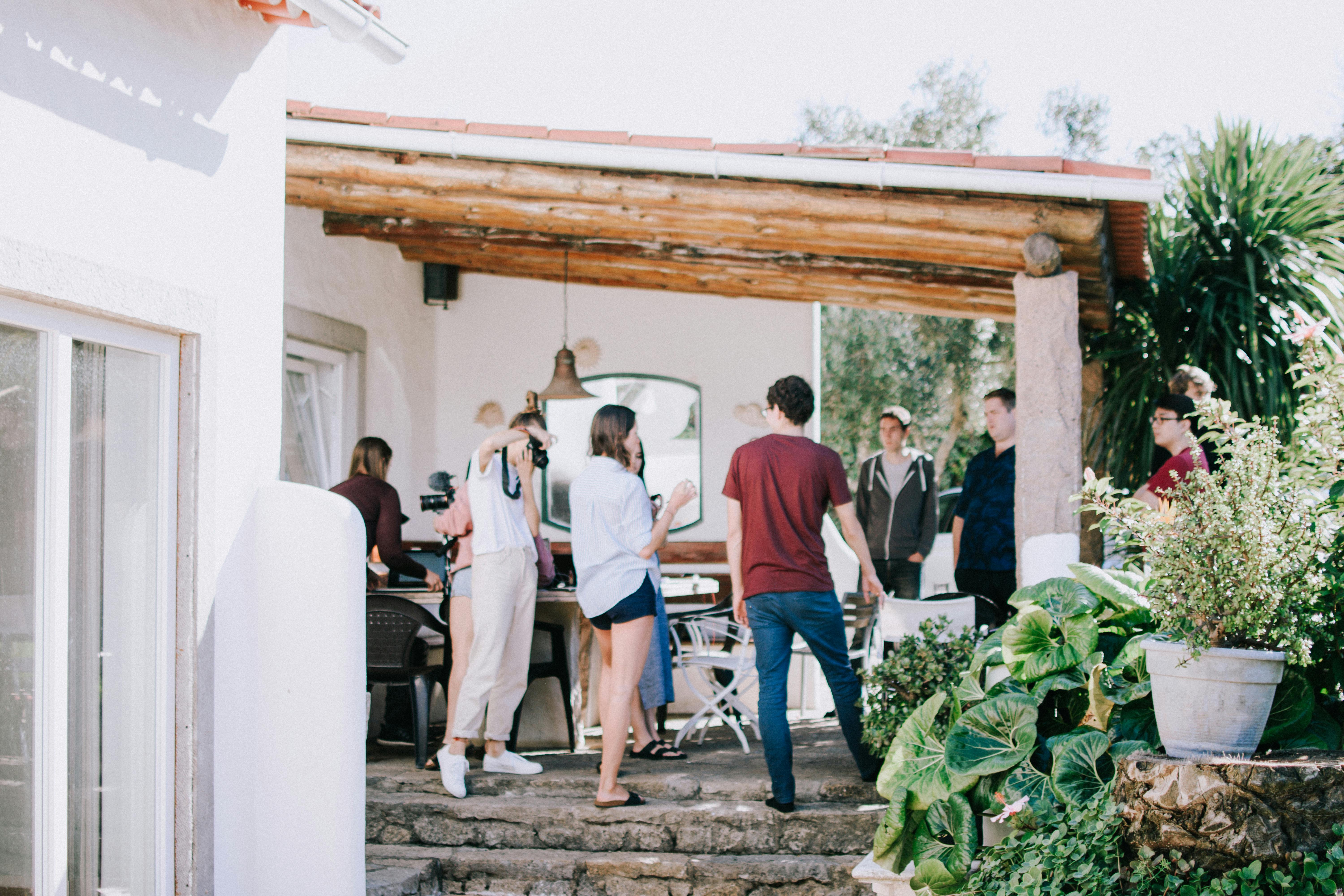 An outdoor house gathering | Source: Pexels