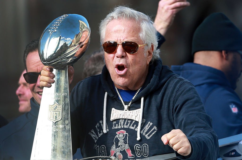 Robert Kraft during the New England Patriots Super Bowl LIII victory parade in Boston on Feb. 5, 2019 | Source: Getty Images