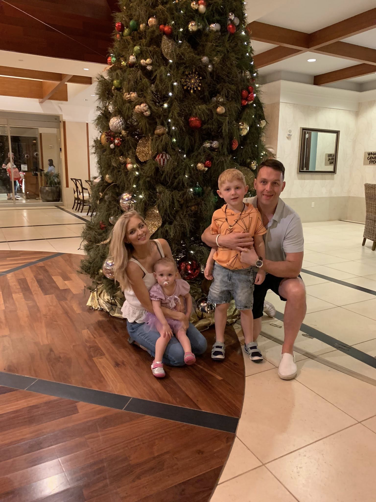 Emily and Ryan Jennings posing for a heartwarming family photo with two of their kids, posted on December 1, 2025. | Source: Facebook/Ryan Jennings
