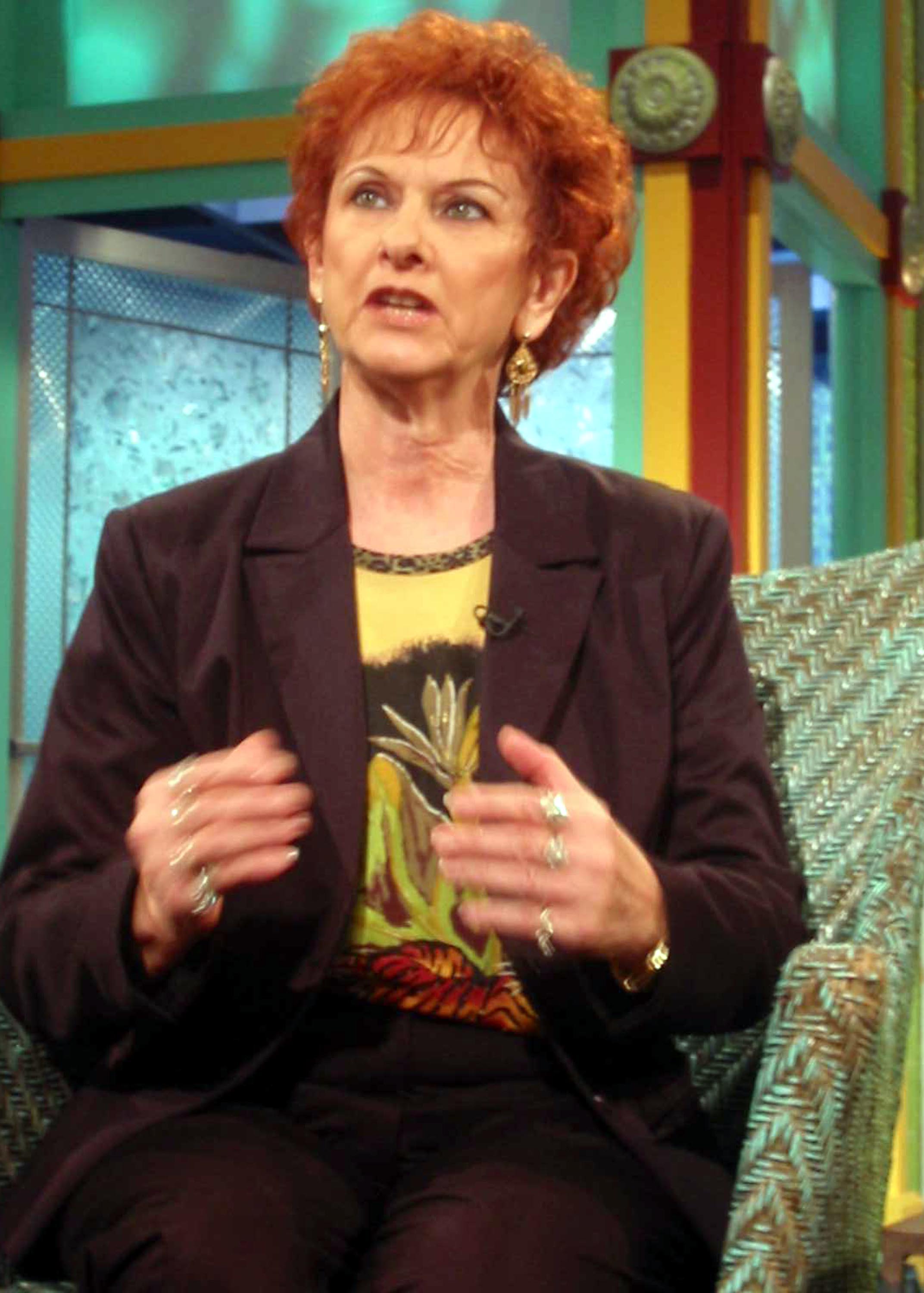 Eminem's grandmother, Betty Kresin, is seen during her appearance on appearance on "Jenny Jones," circa 2000 | Source: Getty Images