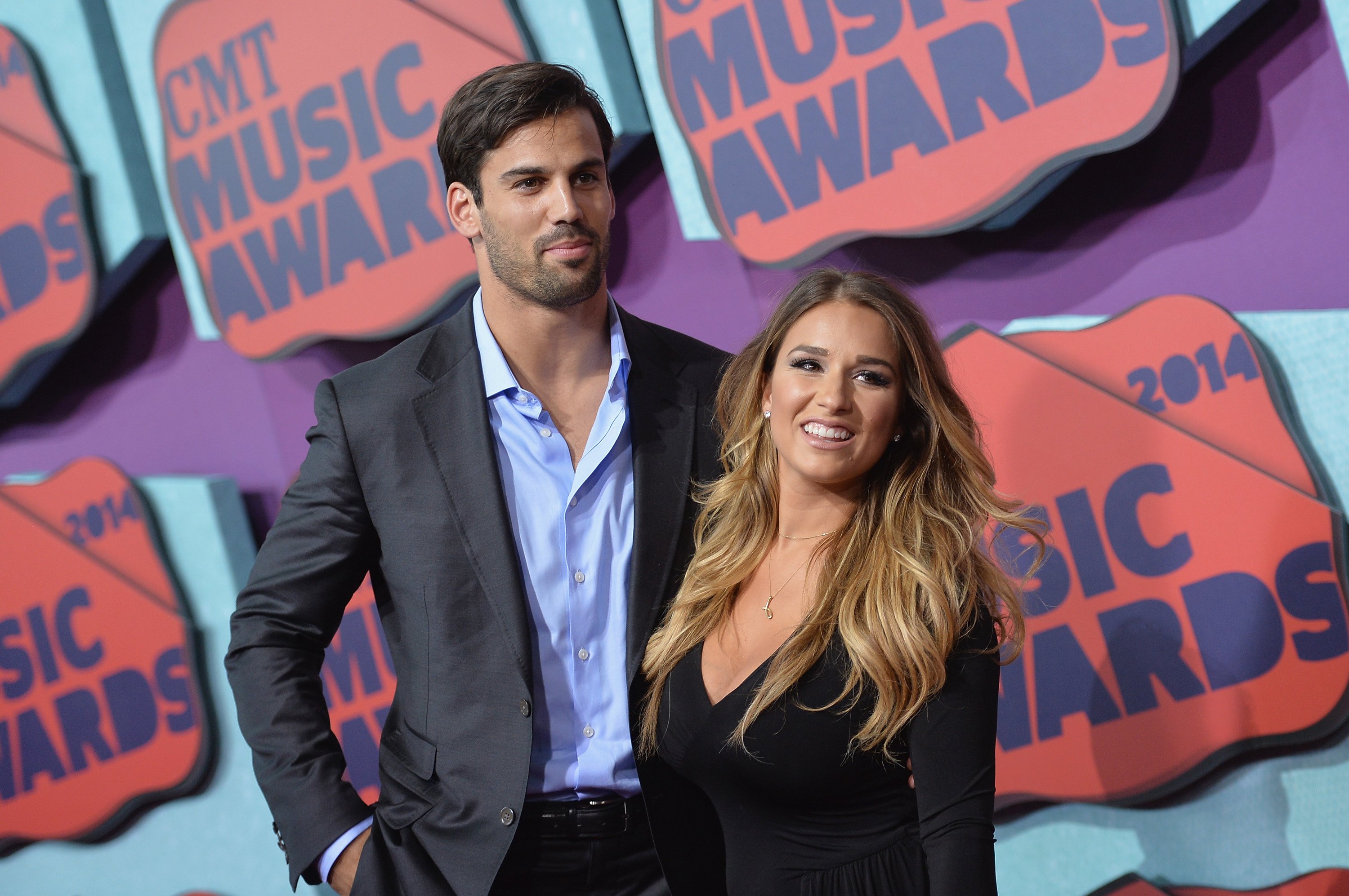 Jessie James decker and her husband, Eric Decker pictured attending the CMT Music Awards, 2014, Tennessee. | Photo: Getty Images. 