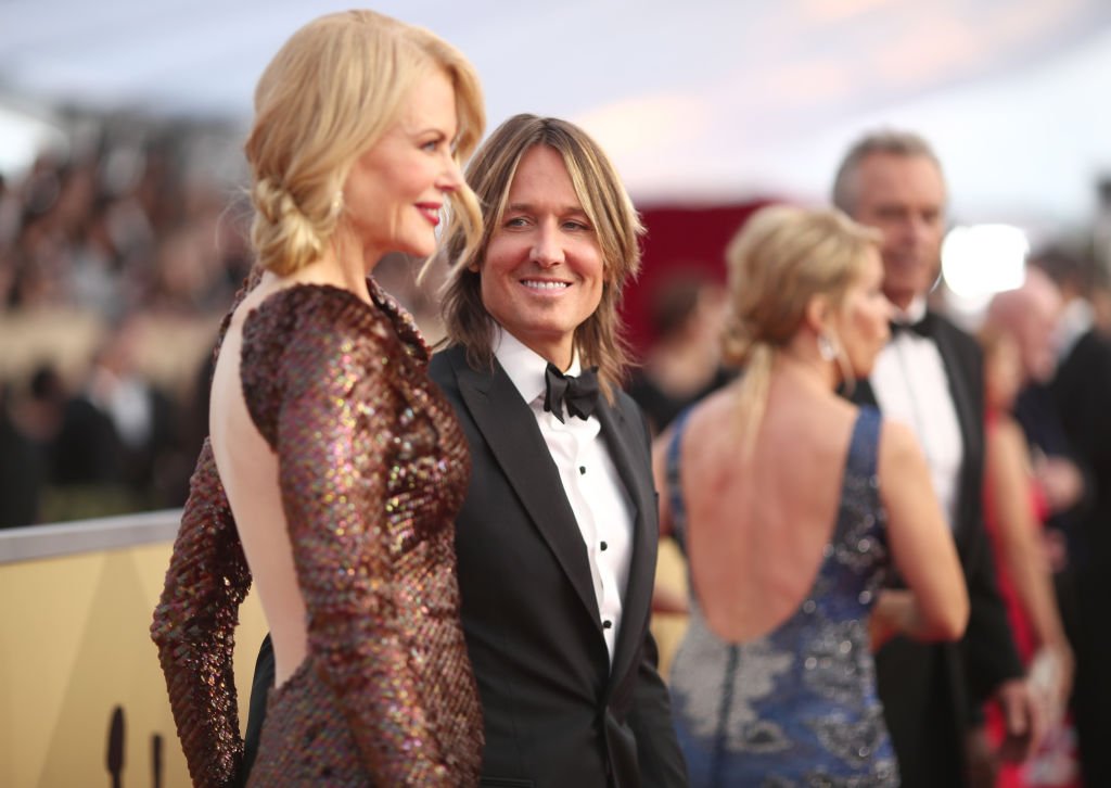 Nicole Kidman and Keith Urban during the 24th Annual Screen Actors Guild Awards at The Shrine Auditorium on January 21, 2018 in Los Angeles, California. / Source: Getty Images