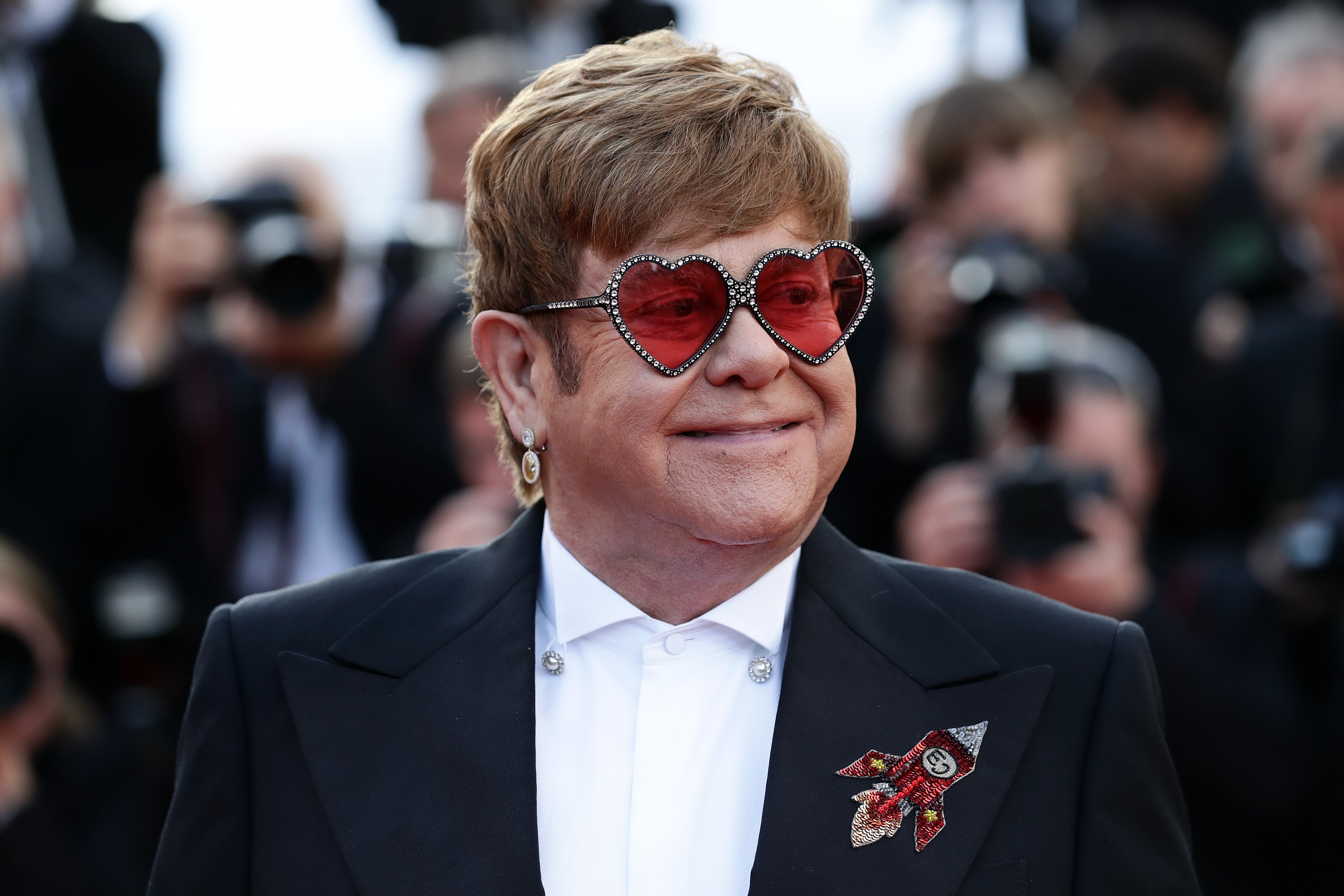 Sir Elton John attends the screening of "Rocketman" during the 72nd annual Cannes Film Festival on May 16, 2019. | Photo: Getty Images