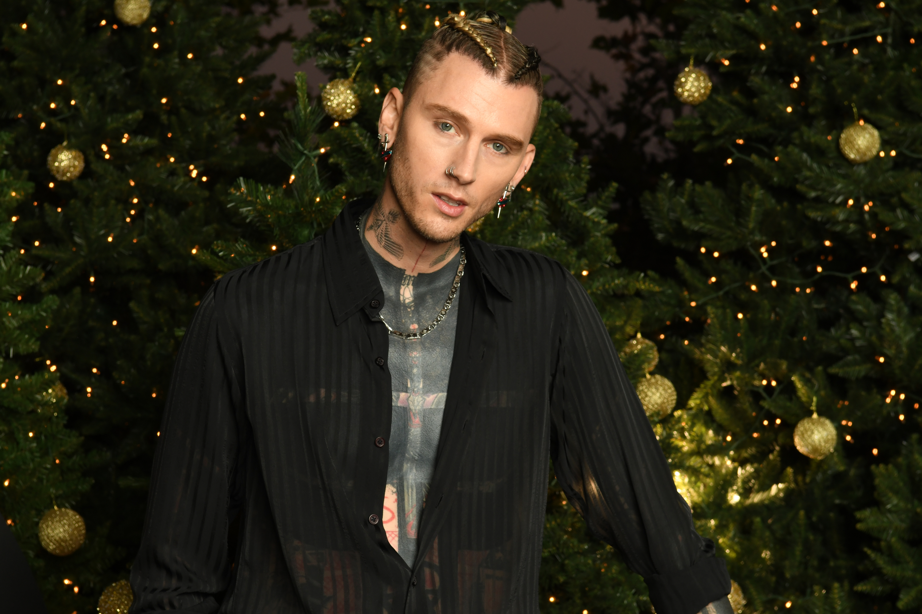 Machine Gun Kelly on "A Motown Christmas," on December 11, 2024 | Source: Getty Images