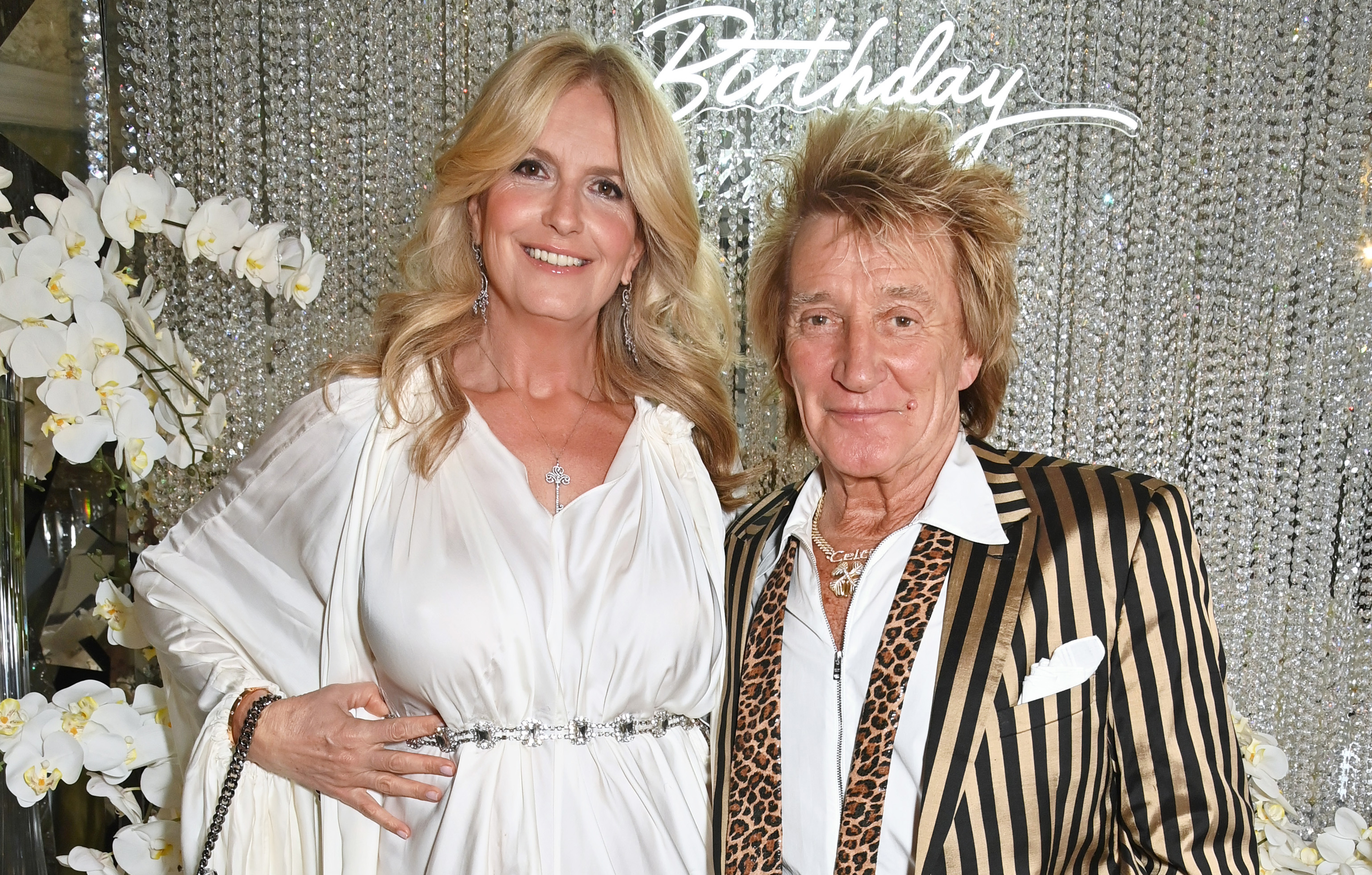 Penny Lancaster and Sir Rod Stewart in London in 2023 | Source: Getty Images