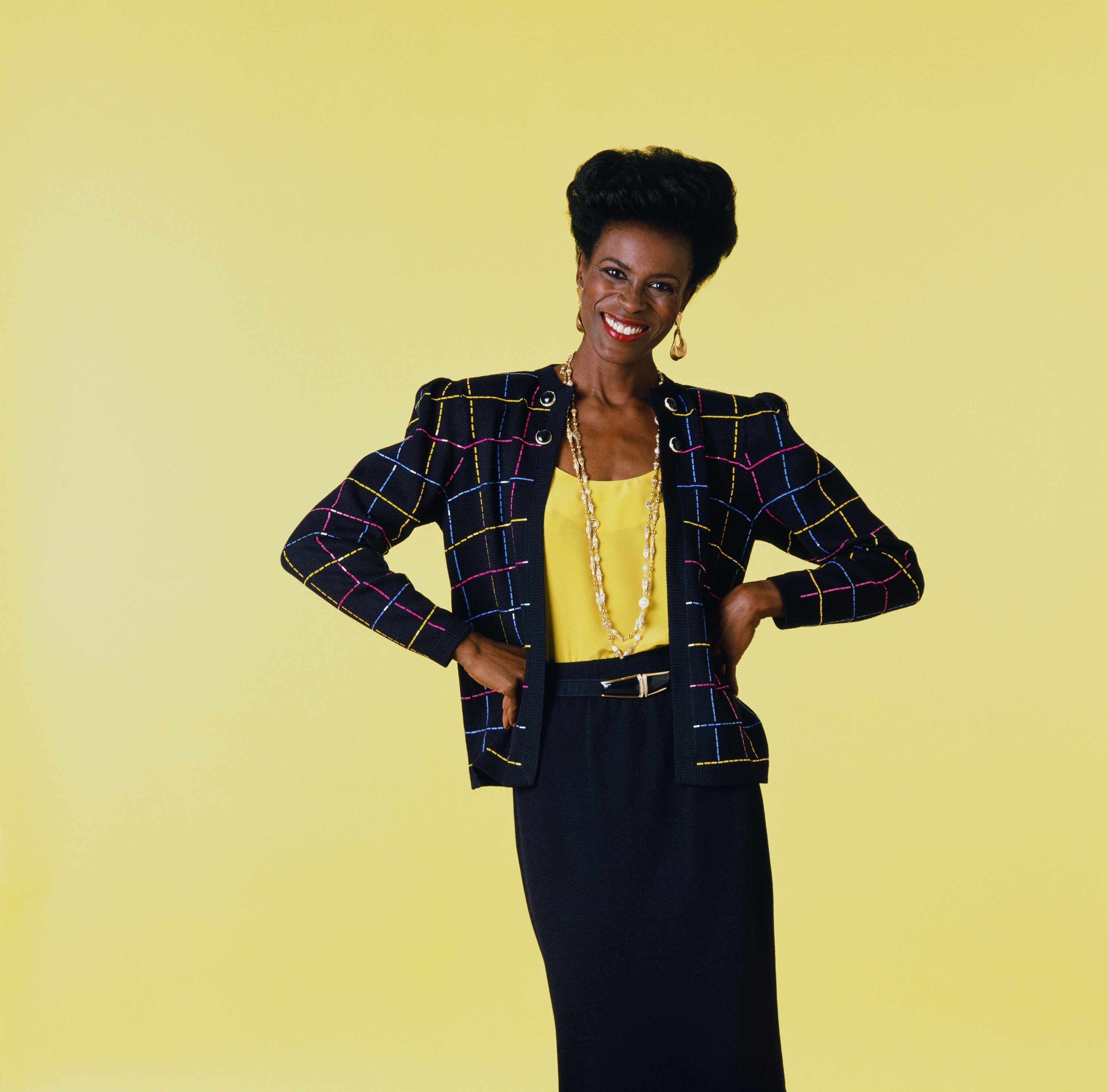 Portrait of Janet Hubert as Vivian Banks on "The Fresh Prince of Bel-Air" circa 1990 | Photo: Getty Images