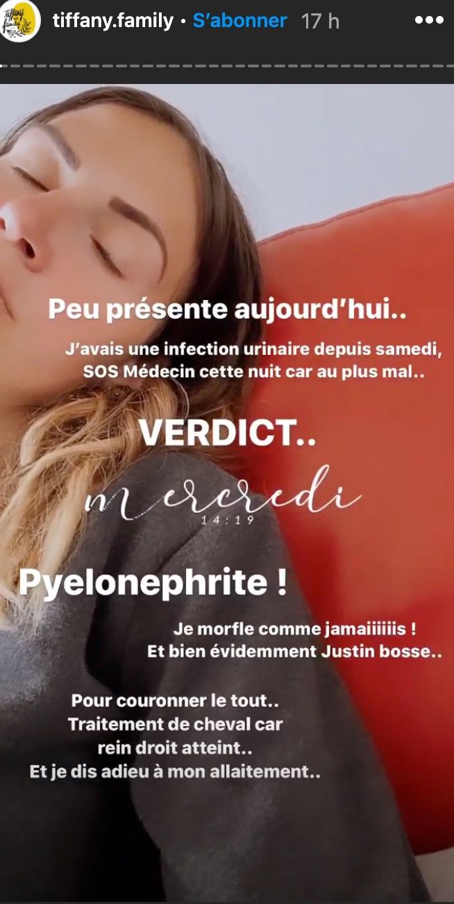 Capture de la story Instagram de Tiffany. | tiffany.family - Instagram Capture de la story Instagram de Tiffany. | tiffany.family - Instagram