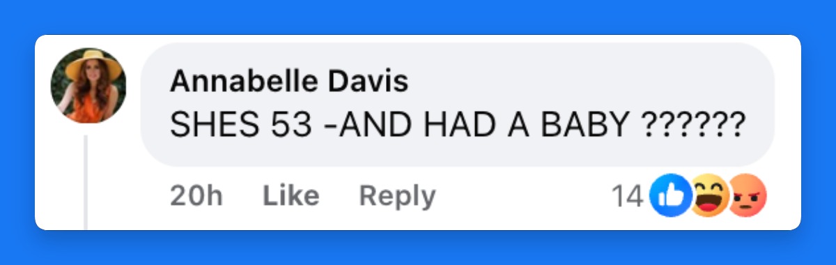 A netizen's reaction dated May 4, 2026. | Source: Facebook/Page Six