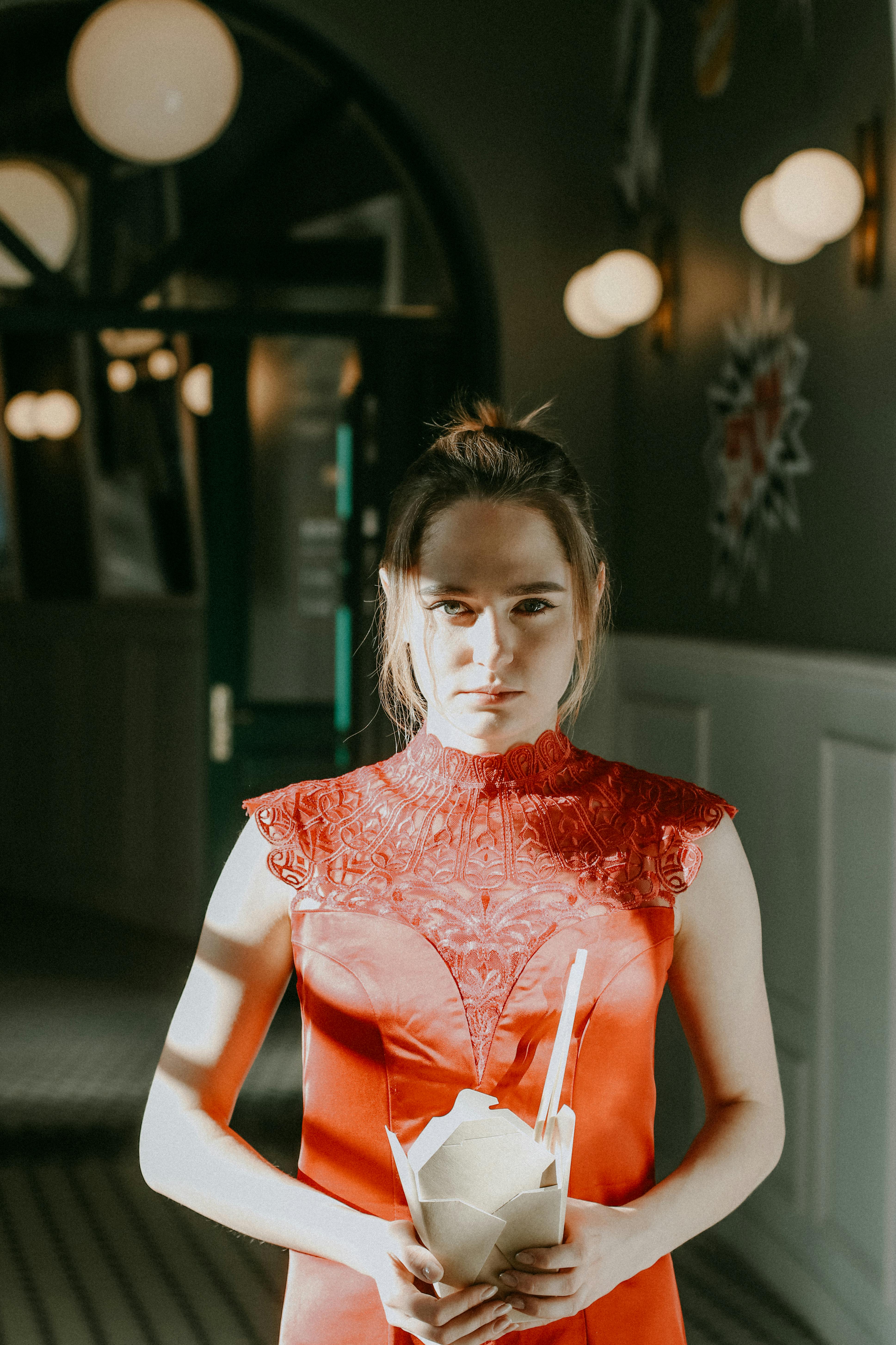 A teenage girl looking serious | Source: Pexels