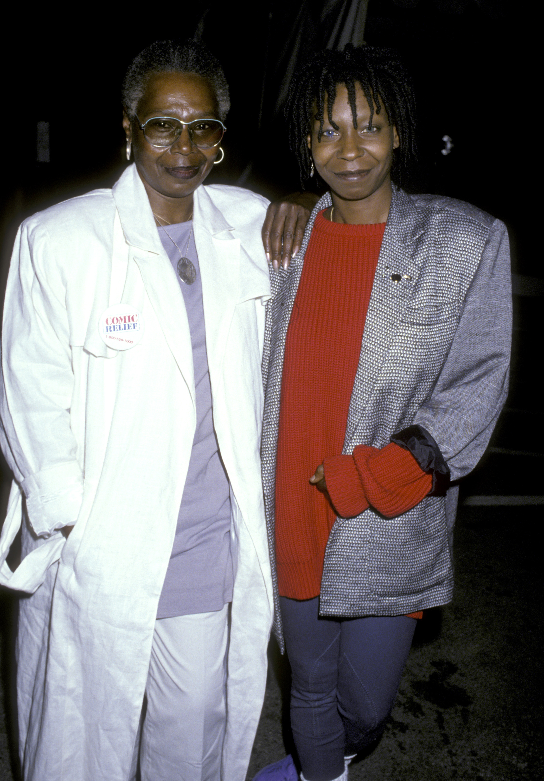 Whoopi Goldberg with her mother Emma Johnson on March 29, 1986 | Source: Getty Images