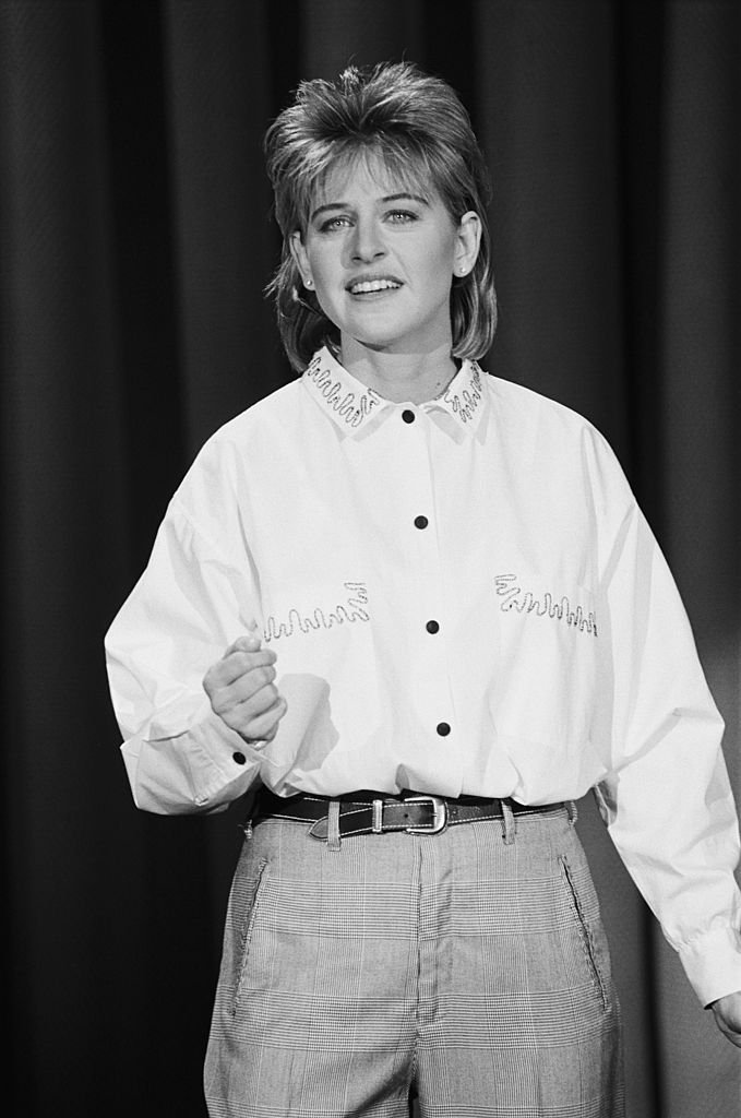  Comedian Ellen DeGeneres performs at The Tonight Show on January 14, 1987. Photo: Getty Images