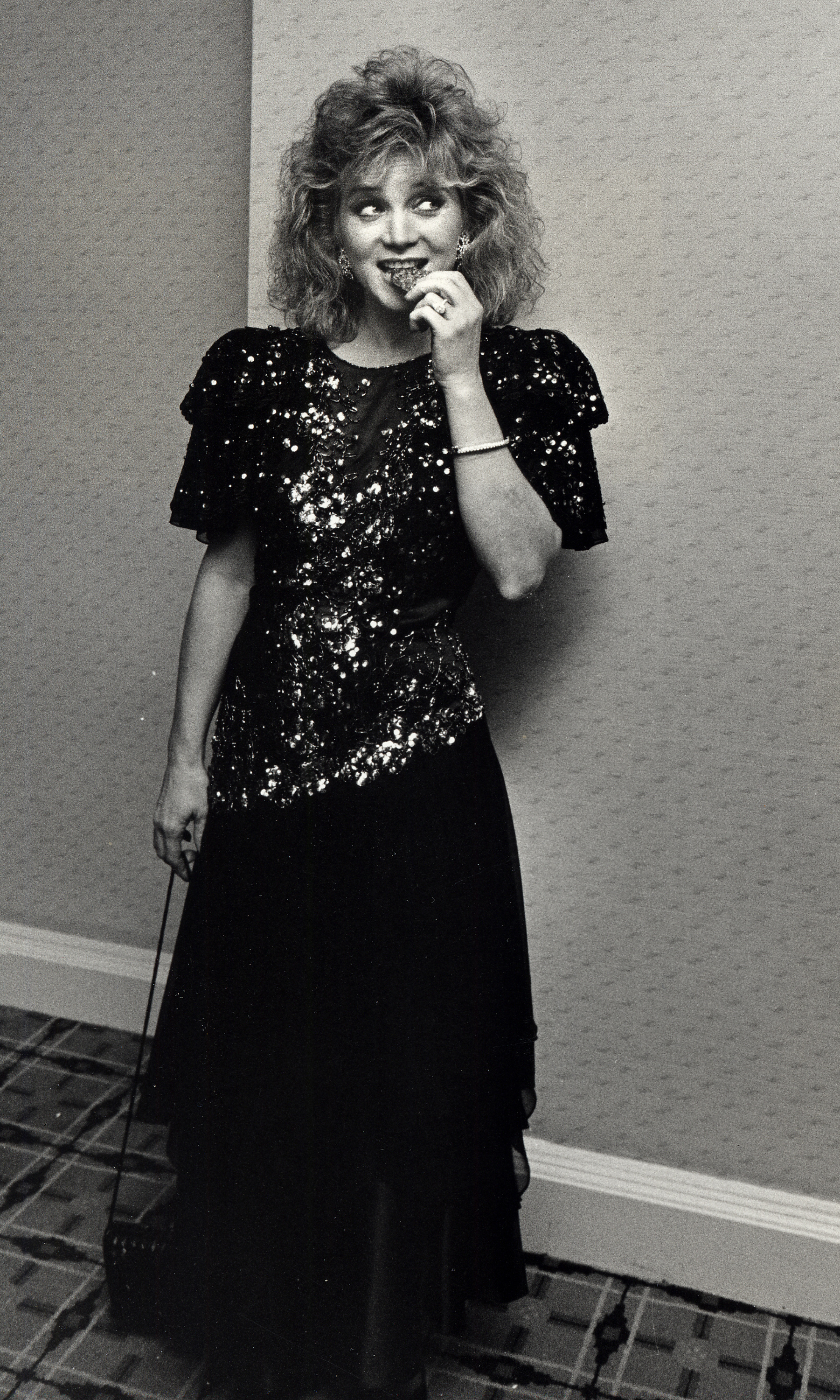 The singer during Patricia Neal Rehabilitation Centers 10th Anniversary Benefit in New York City, on October 8, 1987 | Source: Getty Images