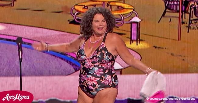 'AGT' finalist Vicki Barbolak tore off her robe under the roar of a jubilant crowd