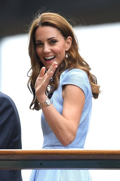 Duchesse de Cambridge, assiste à la journée de la finale masculine des championnats de tennis le 14 juillet. | Photo : Getty Images