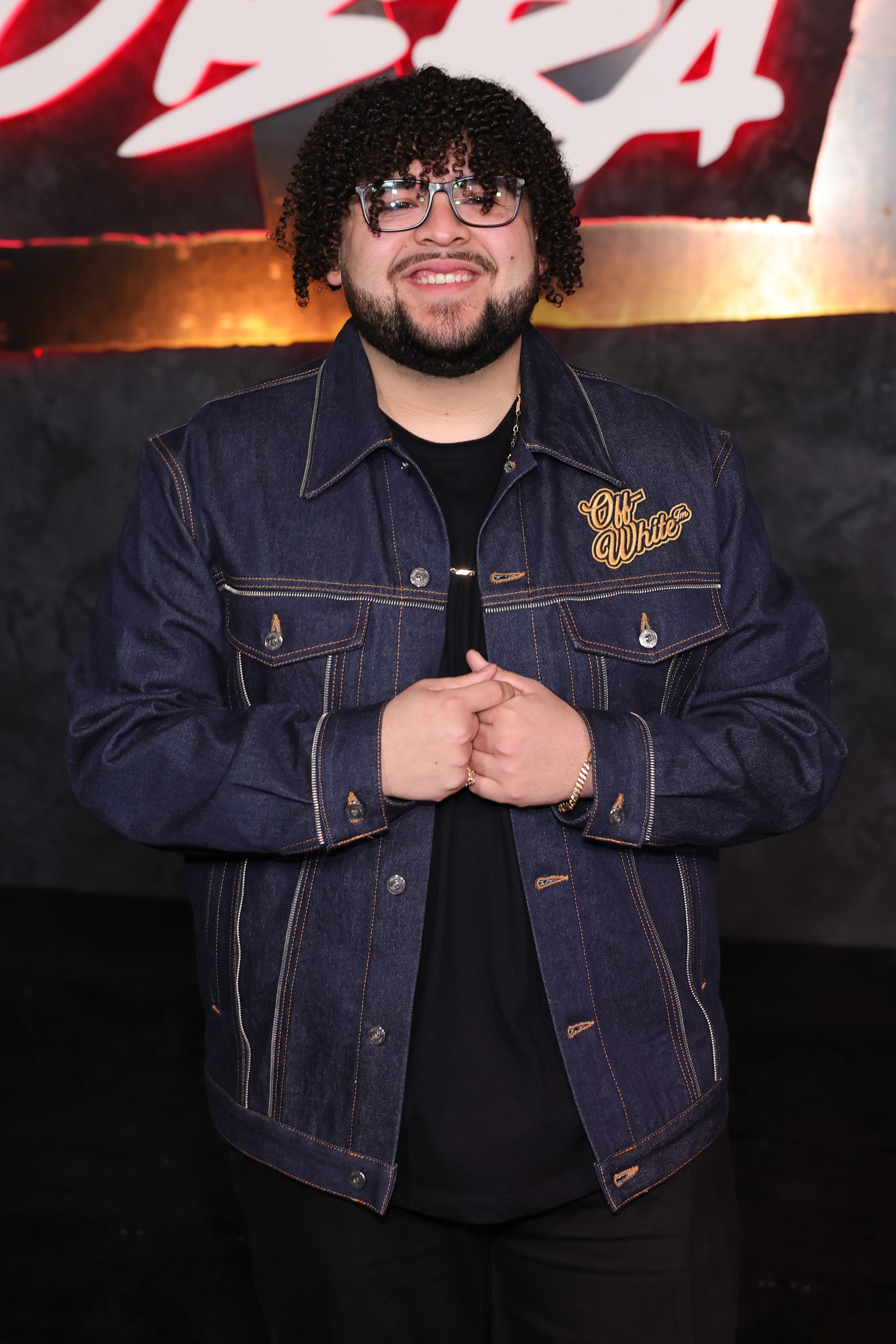 Rico Rodriguez arrives at Netflix's "Cobra Kai" Series Finale Premiere Event at The Egyptian Theatre Hollywood on February 12, 2025, in Los Angeles, California | Source: Getty Images