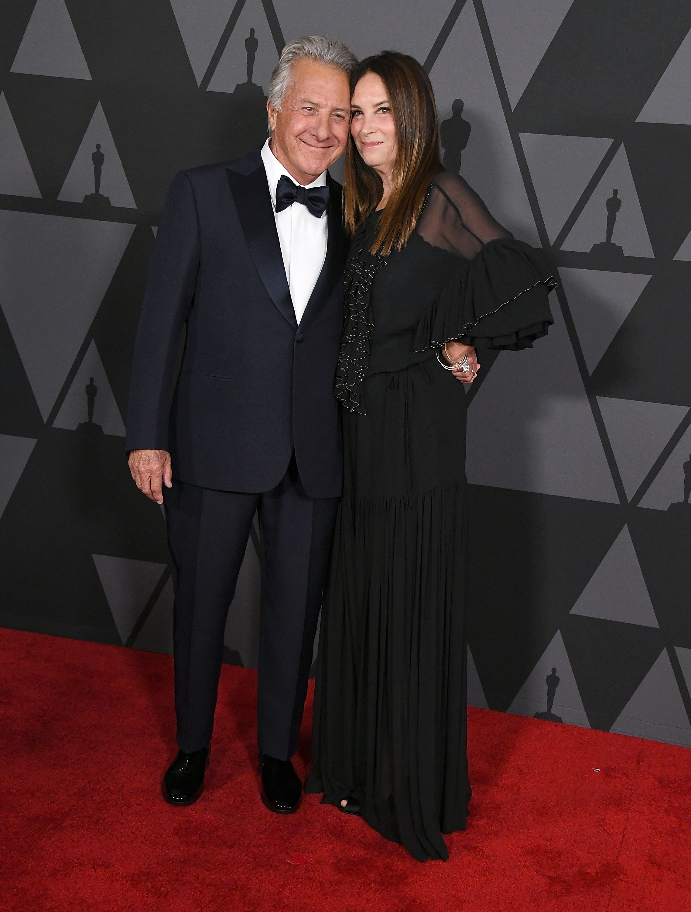  Dustin Hoffman, Lisa Hoffman arrives at the Academy Of Motion Picture Arts And Sciences' 9th Annual Governors Awards at The Ray Dolby Ballroom at Hollywood & Highland Center on November 11, 2017 in Hollywood, California. | Source: Getty Images 