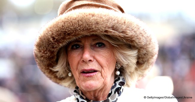 Duchess Camilla Wows in a Crisp White Coat with a Polka-Dot Dress for Ladies Day