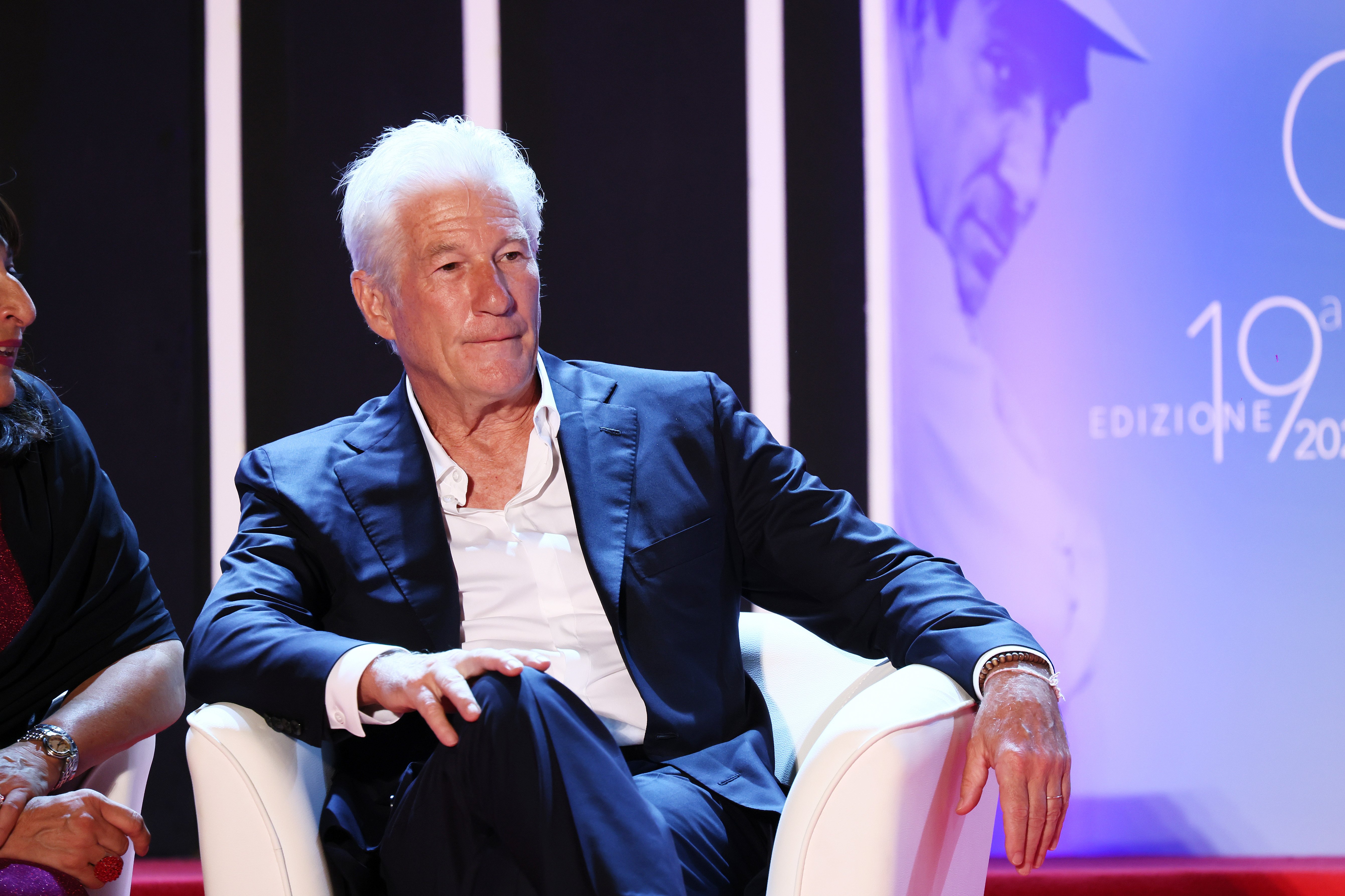 Richard Gere during the Magna Graecia Film Festival 2022 at Arena on August 05, 2022 in Catanzaro, Italy | Source: Getty Images 