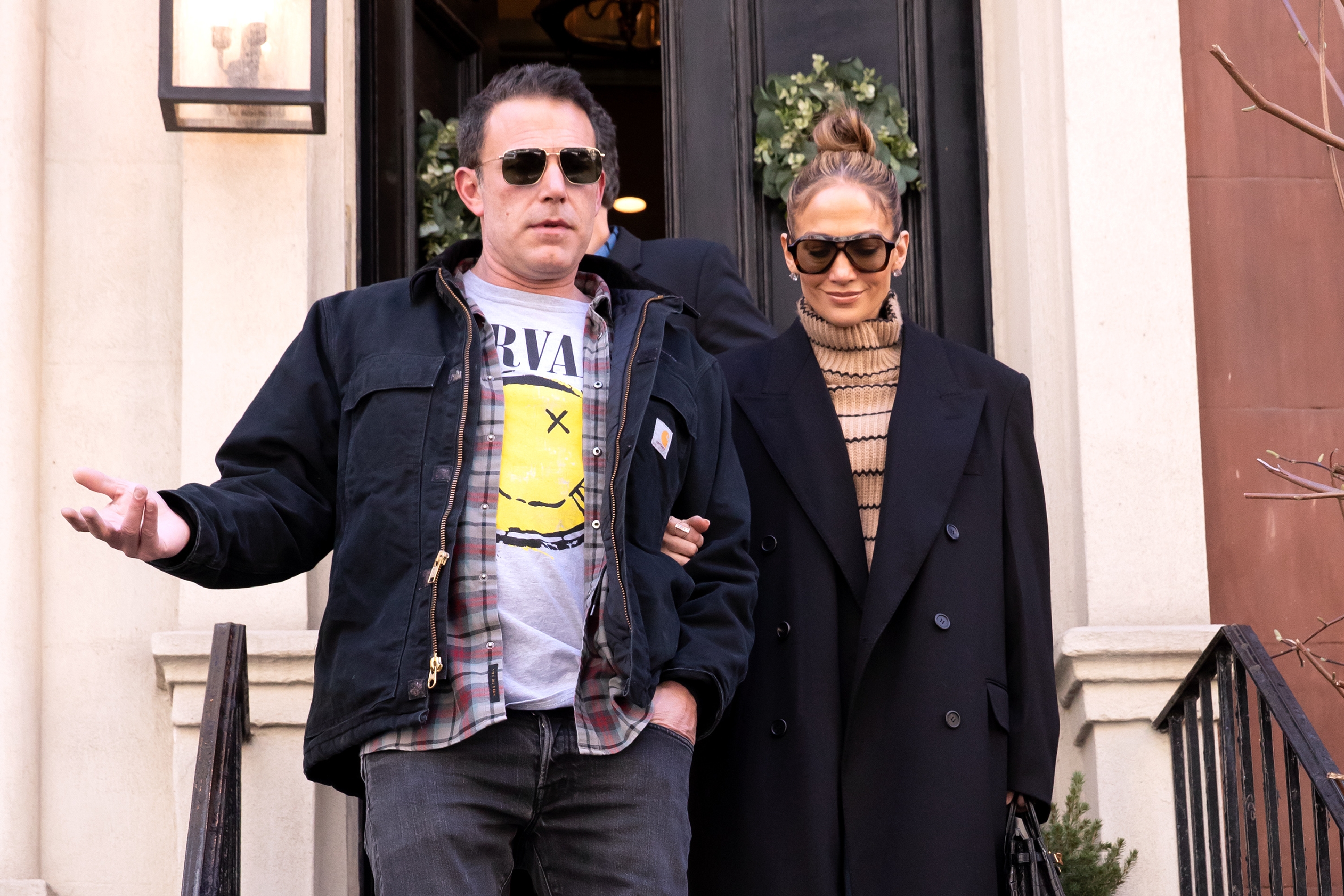 Ben Affleck and Jennifer Lopez photographed on March 30, 2024 in New York. | Source: Getty Images