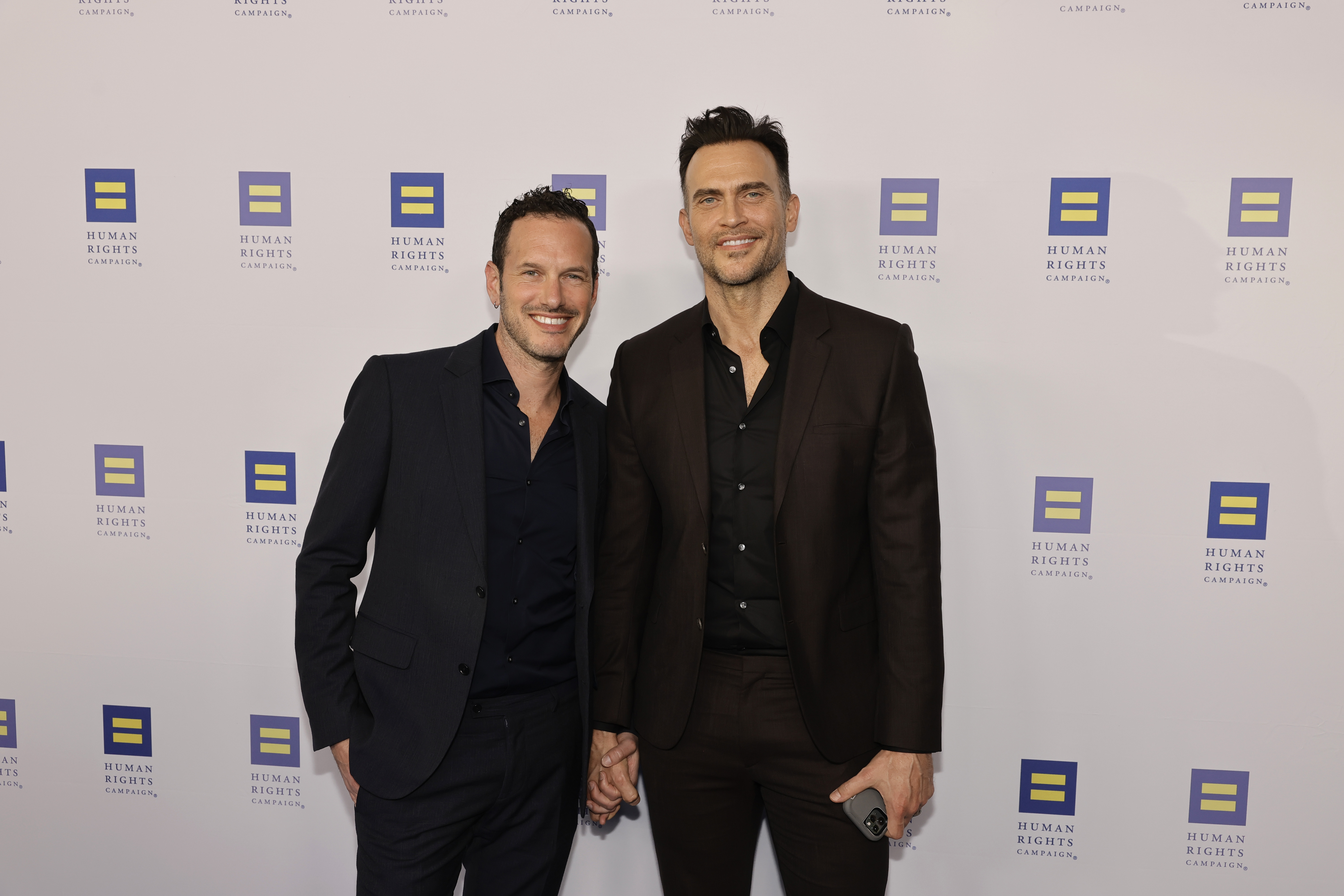 Jason Landau and Cheyenne Jackson at the Human Rights Campaign Dinner on March 25, 2023, in Los Angeles, California. | Source: Getty Images