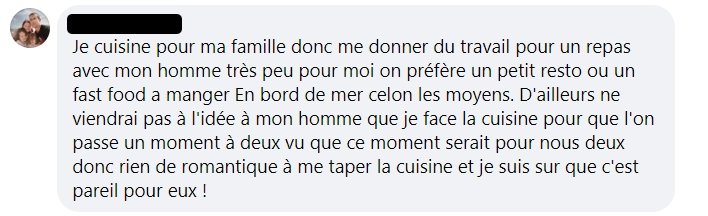Commentaire d'un internaute. | Photo : Facebook