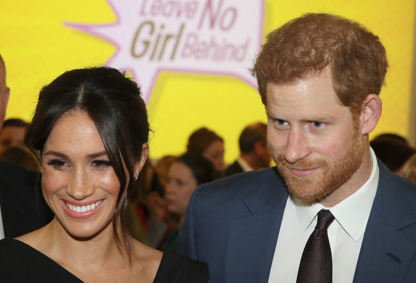 Meghan Markle and Prince Harry at the Women's Empowerment reception at the Royal Aeronautical Society. | Photo: Getty Images