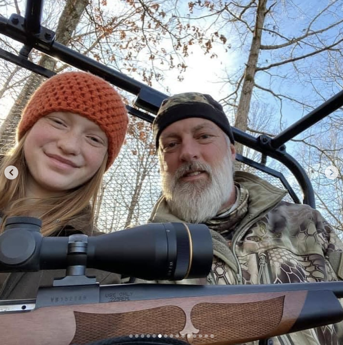 Darryl Worley and his teenage daughter Savannah are seen in a photo shared on March 25, 2024 | Source: Instagram/darrylworley