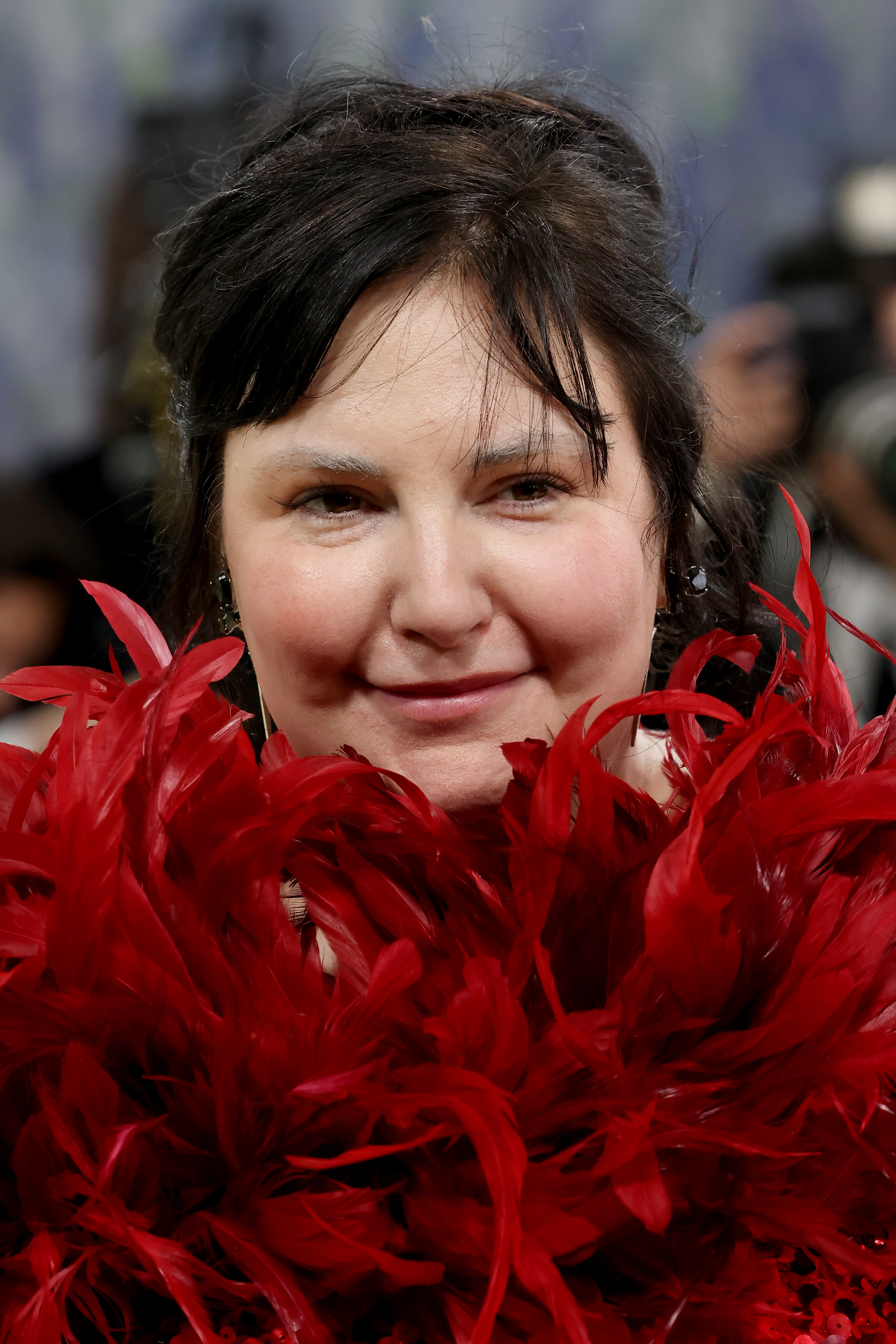 Lena Dunham at The Met Gala Celebrating "Costume Art" held at The Metropolitan Museum of Art on May 4, 2026 in New York | Source: Getty Images