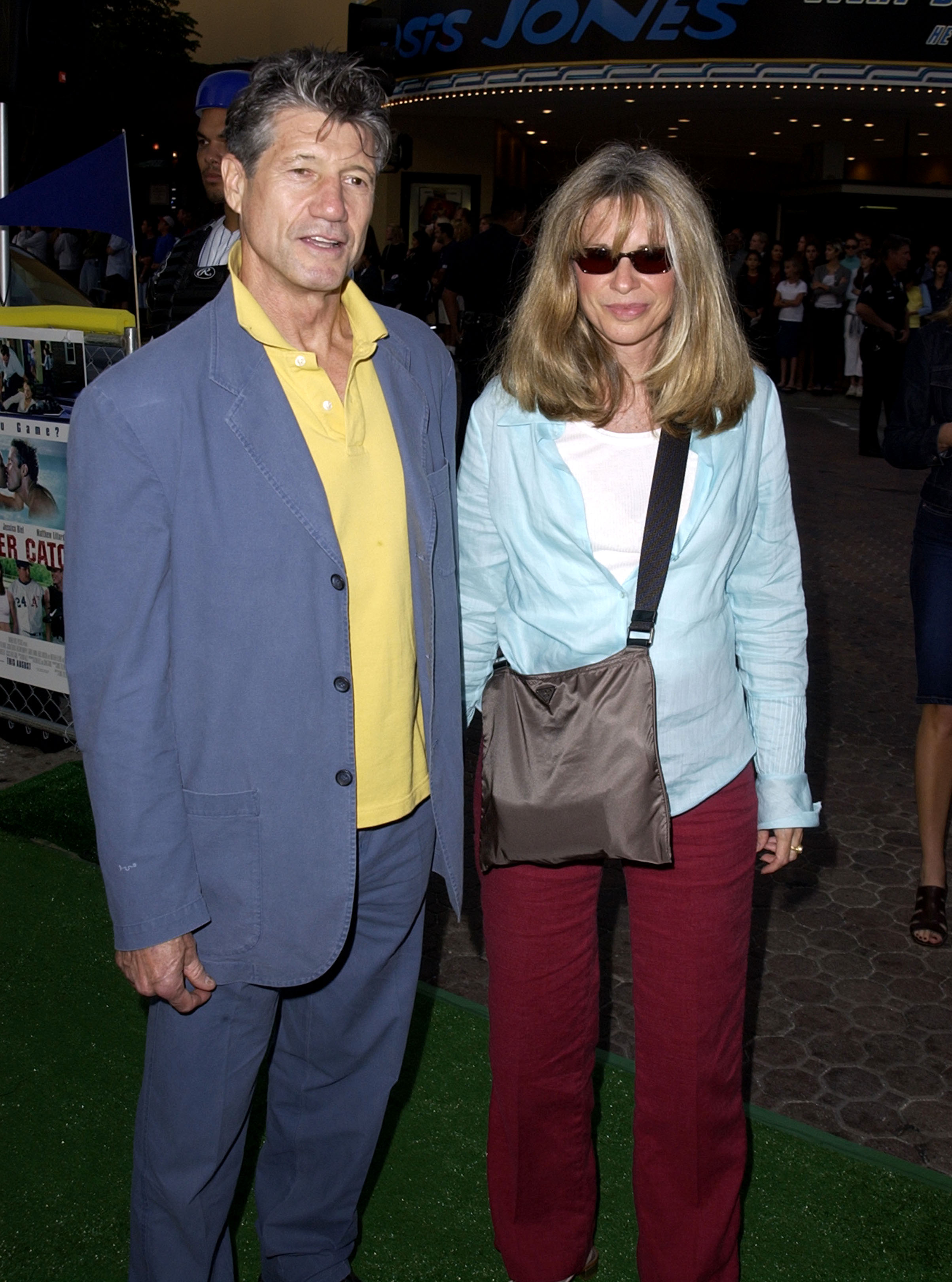 Fred Ward and Marie-France Ward at the "Summer Catch" premiere on August 22, 2001, in Westwood, California. | Source: Getty Images
