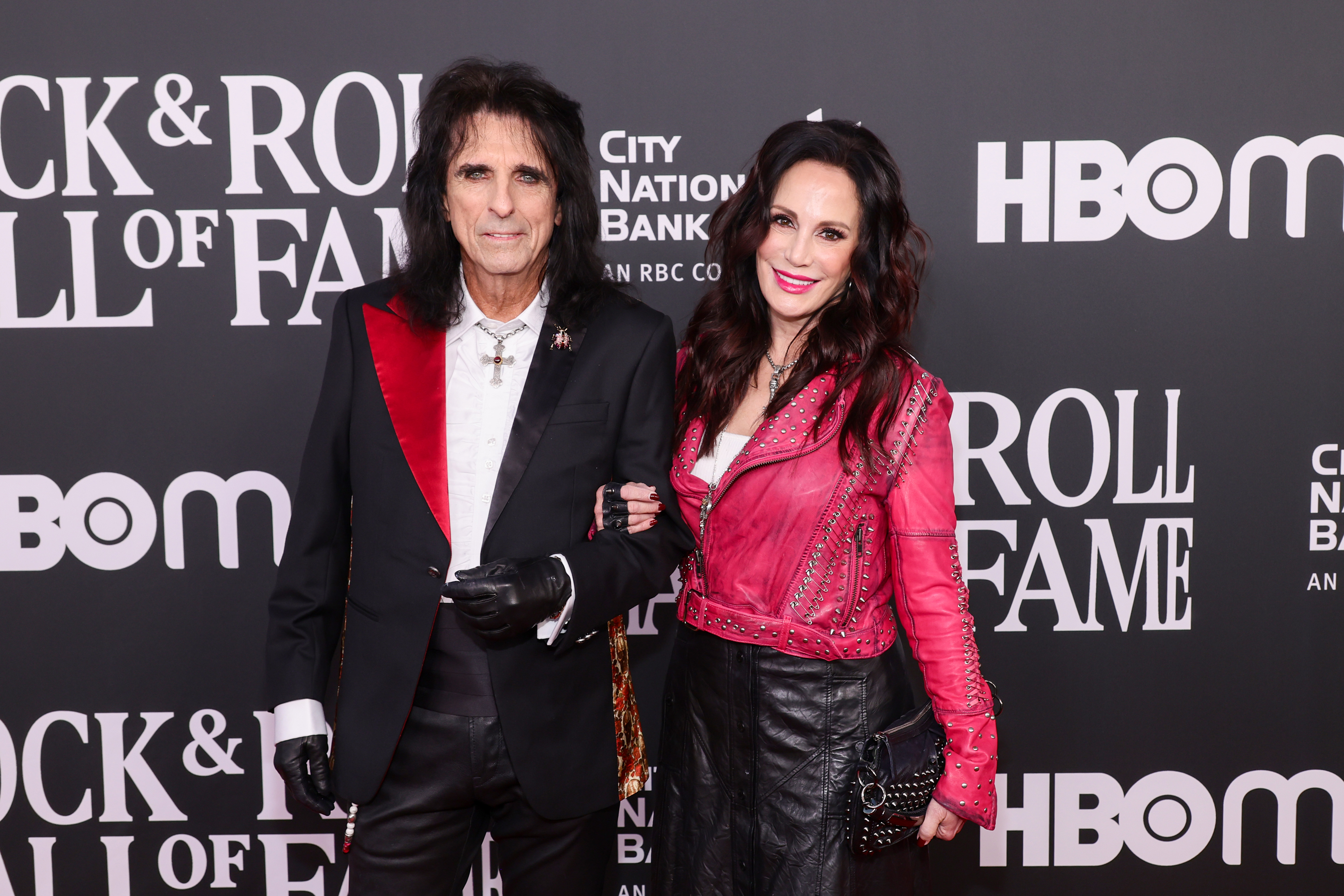 Alice Cooper and Sheryl Goddard attend the 37th Annual Rock & Roll Hall of Fame Induction Ceremony at Microsoft Theater on November 5, 2022, in Los Angeles, California. | Source: Getty Images