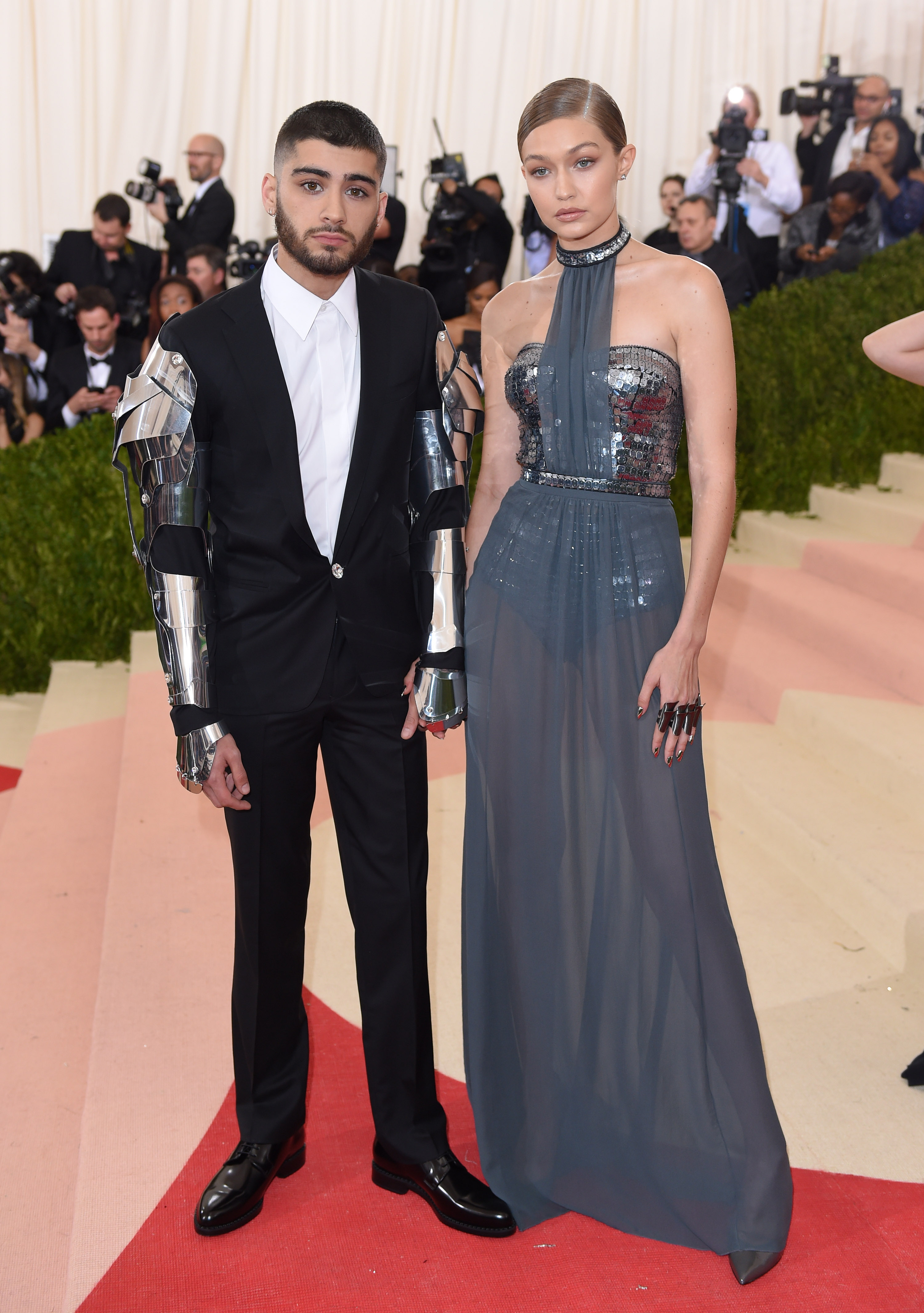 Zayn Malik and Gigi Hadid at the 2016 Met Gala on May 2 in New York. | Source: Getty Images
