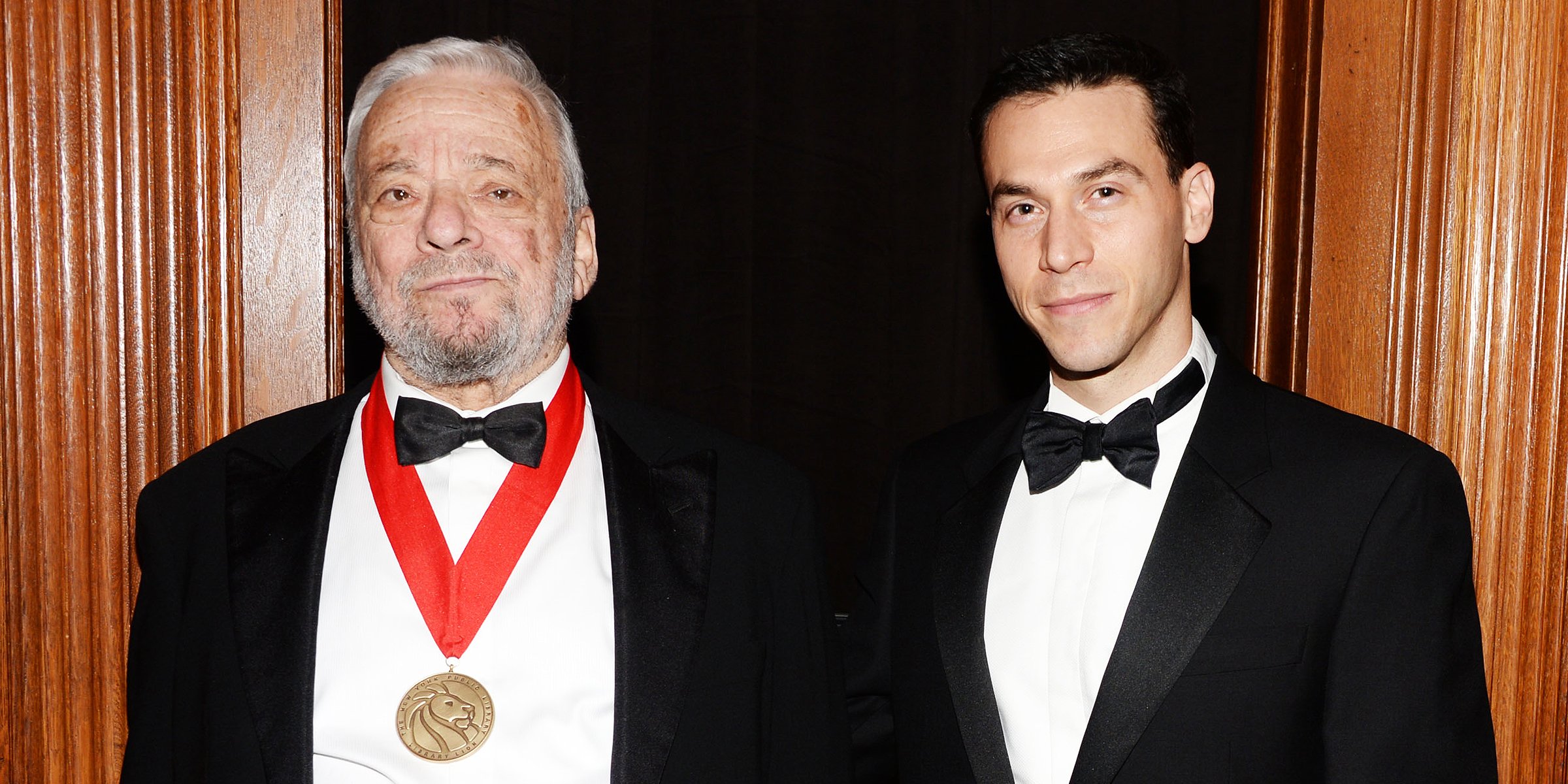 Stephen Sondheim and Jeff Romley. | Source: Getty Images
