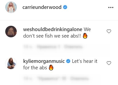 Fans comment on a picture posted by Carrie Underwood | Photo: Instagram/carrieunderwood