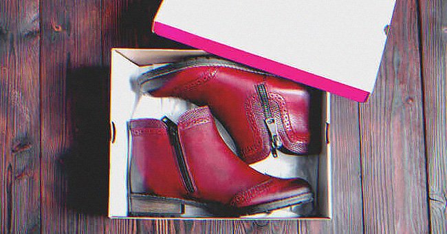 Sie erhielten ein Paar rote Schuhe von jemandem, der unerwartet kam. | Quelle: Shutterstock