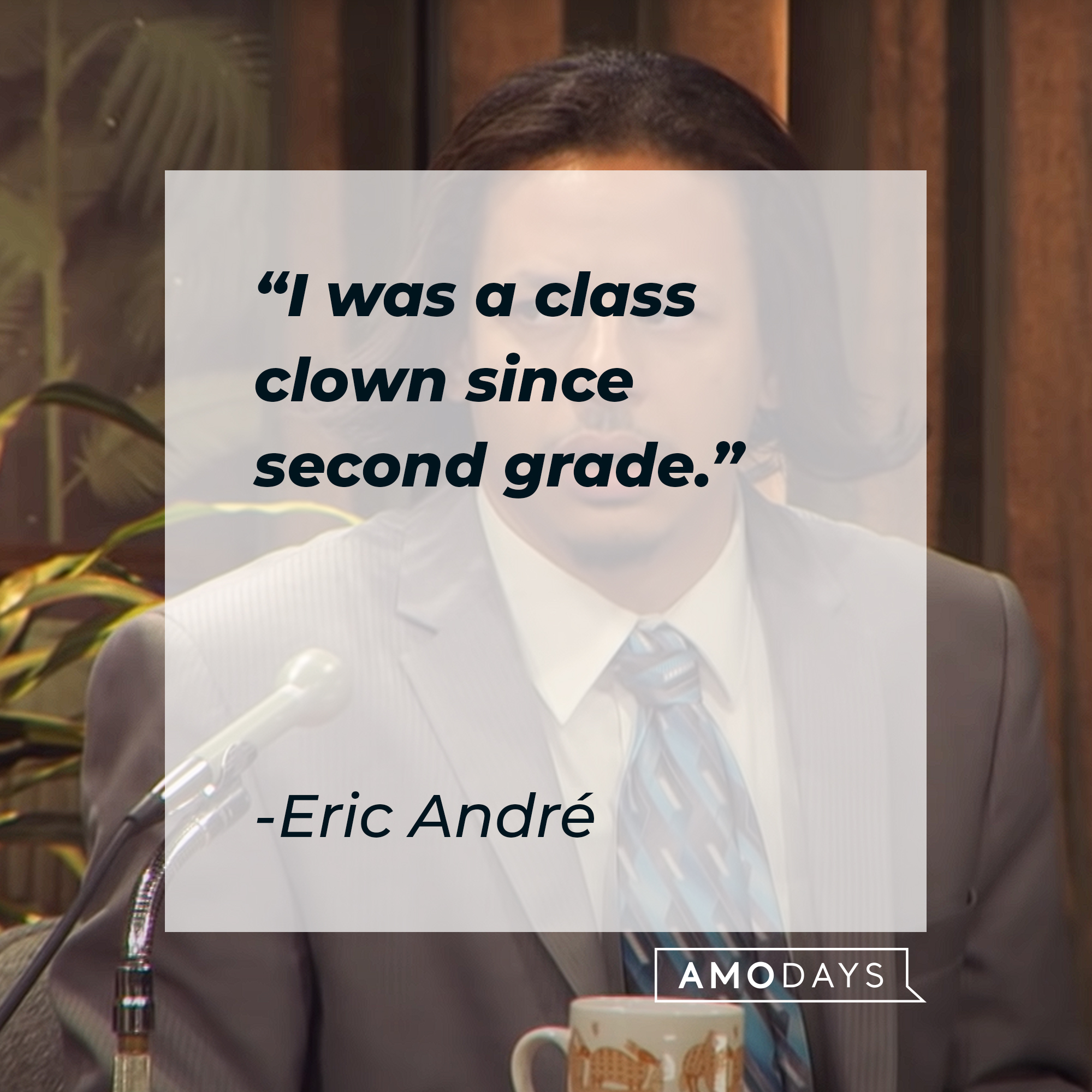 Eric André's quote: "I was a class clown since second grade." | Source: Youtube.com/adultswim