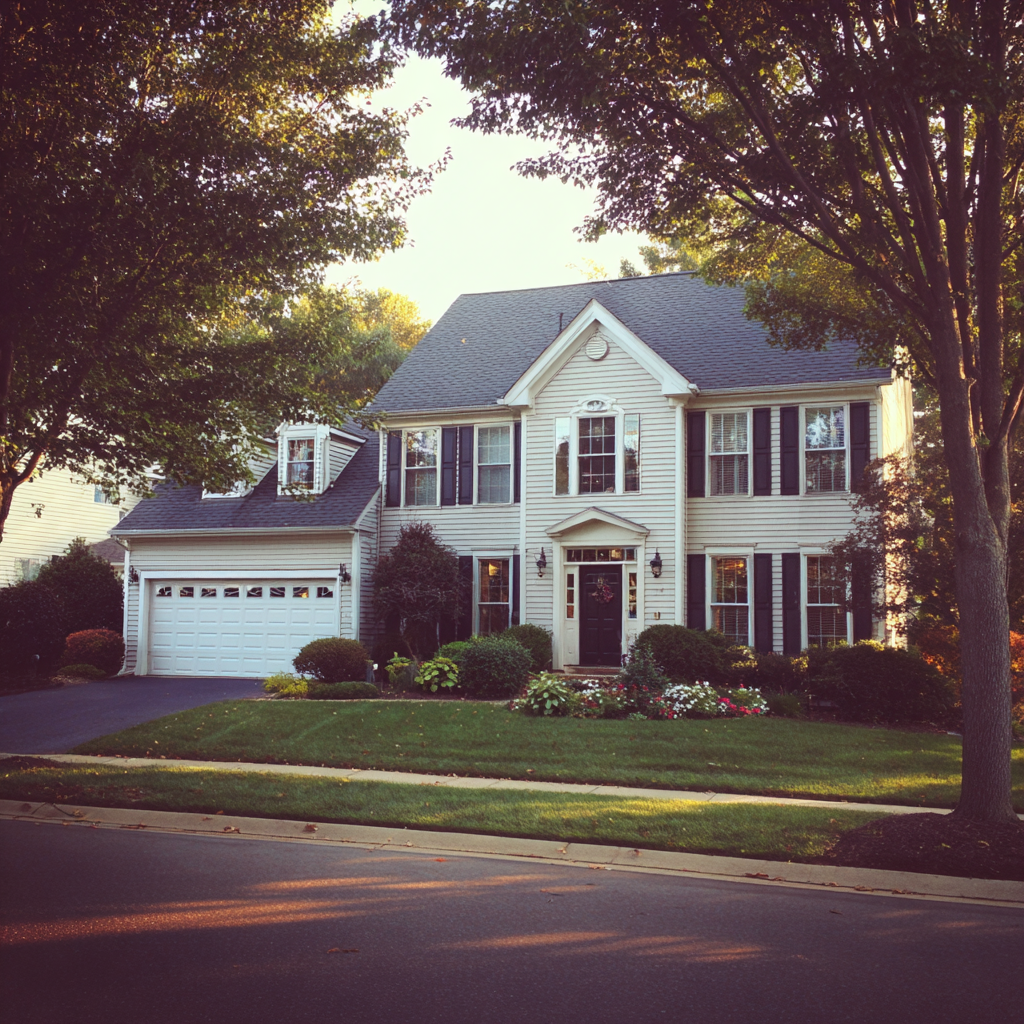 The exterior of a cozy home | Source: Midjourney
