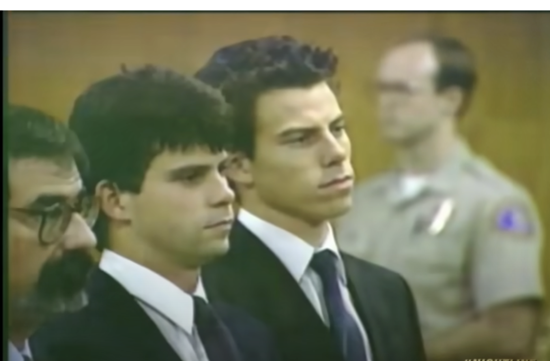 Lyle and Erik Menendez pictured in court | Source: YouTube/ABCNews