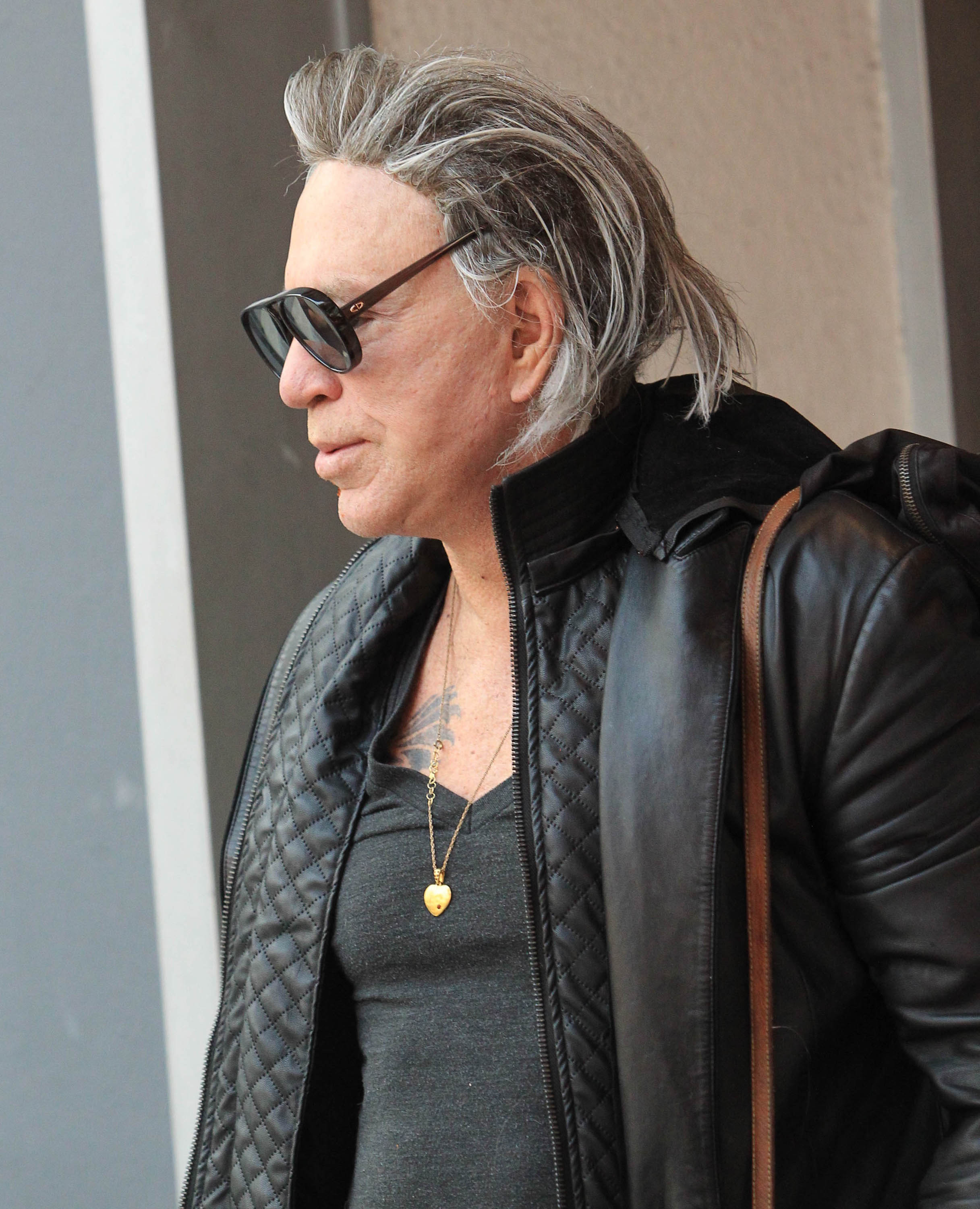 Mickey Rourke seen on November 10, 2018 in Los Angeles, California. | Source: Getty Images
