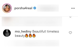 A comment on Porsha Williams' Instagram post | Photo: Instagram/porsha4real