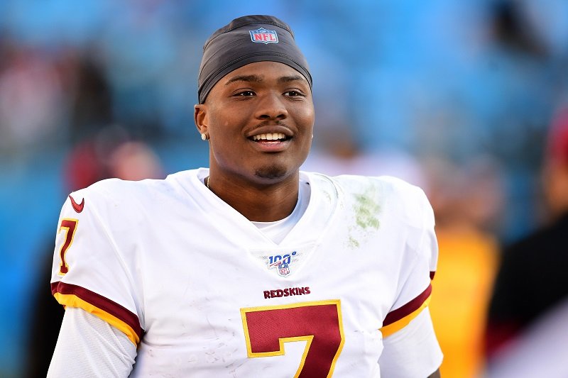 Dwayne Haskins at Bank of America Stadium on December 01, 2019 in Charlotte, North Carolina | Photo: Getty Images