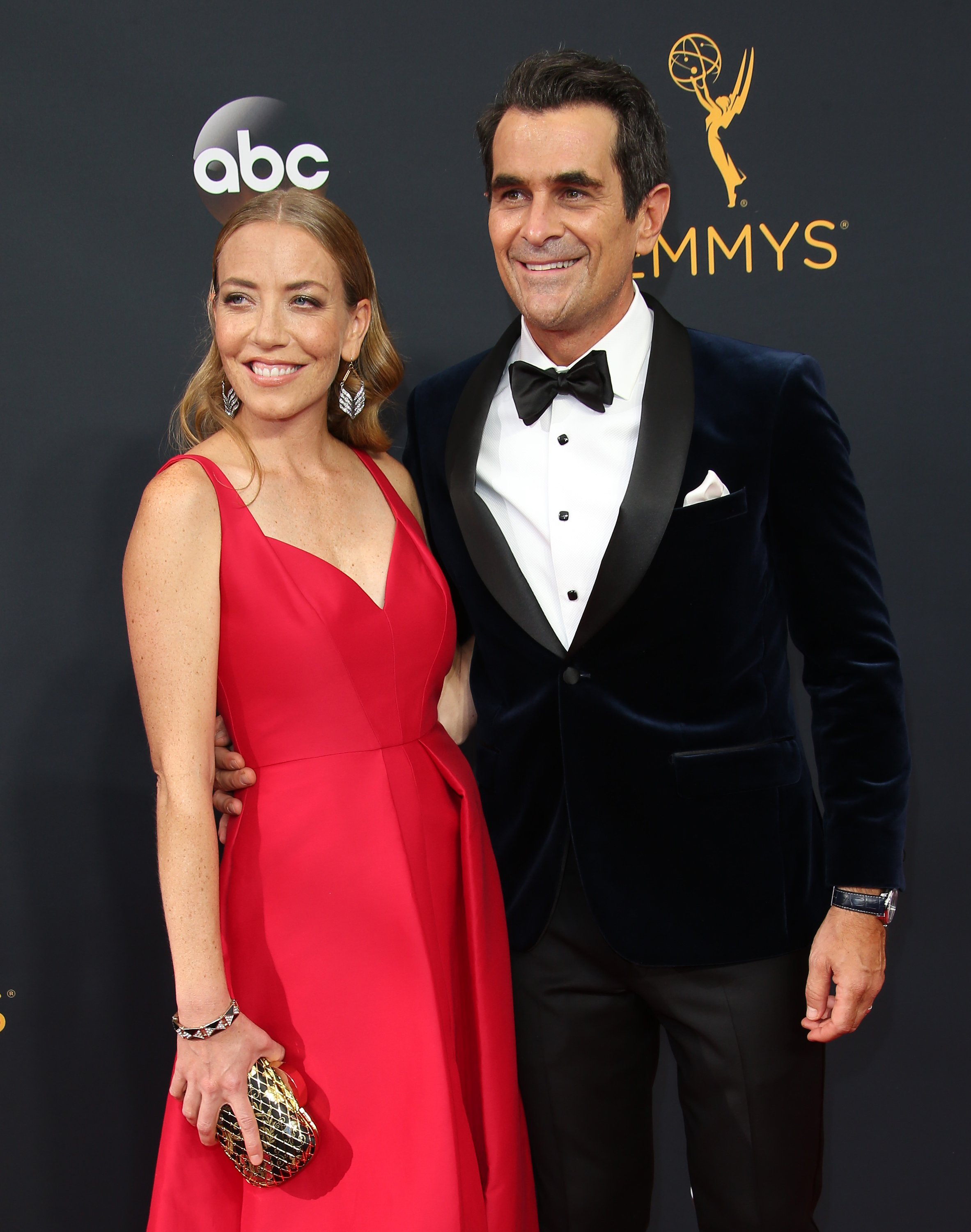 Ty Burrell and Holly Burrell at Microsoft Theater on September 18, 2016 in Los Angeles, California | Source: Getty Images