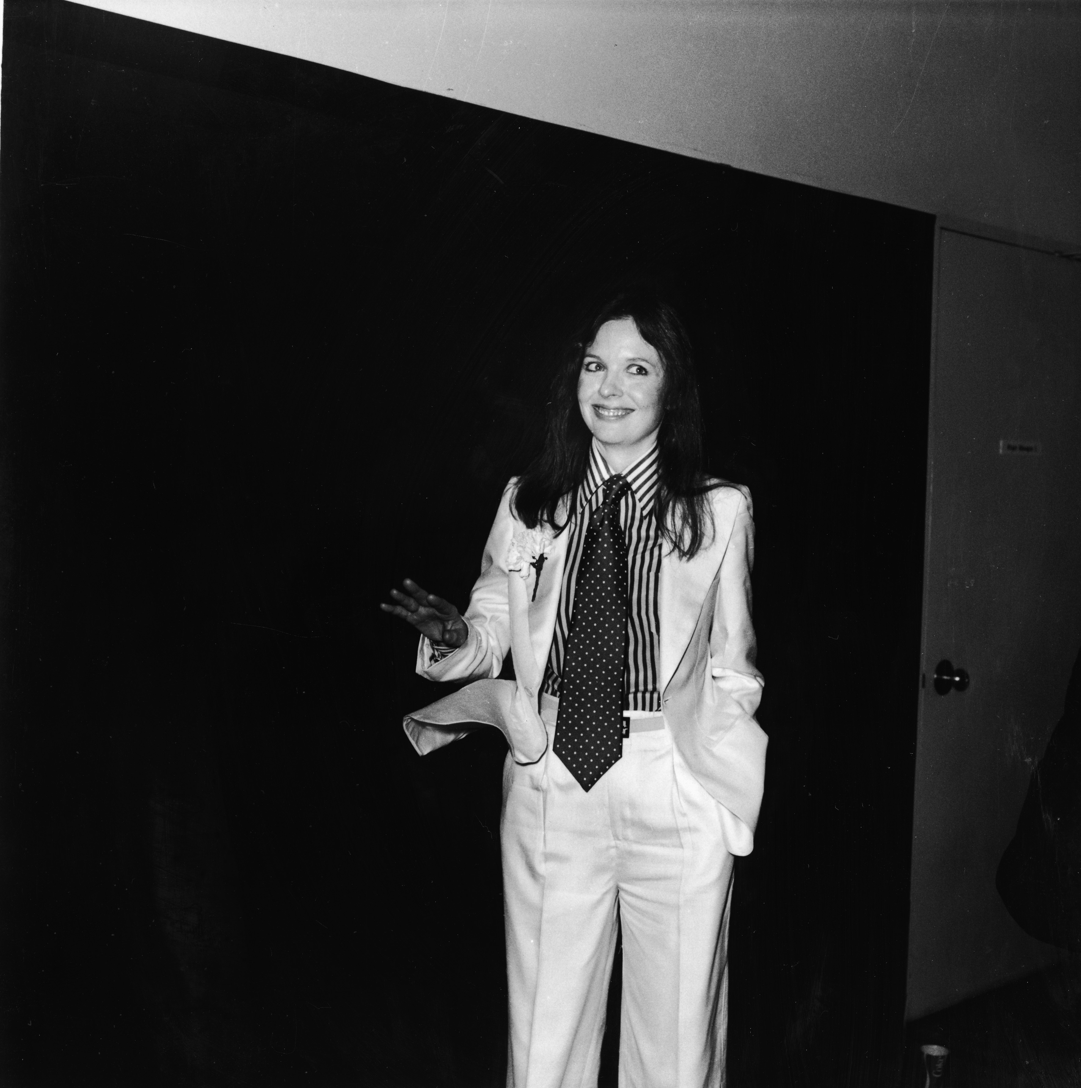 Diane Keaton poses at the 48th Academy Awards in Los Angeles, California, on March 29, 1976 | Source: Getty Images