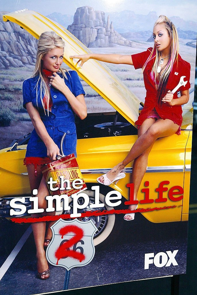 Paris Hilton and Nicole Richie appear on a poster for "the Simple Life 2" | Photo: Getty Images