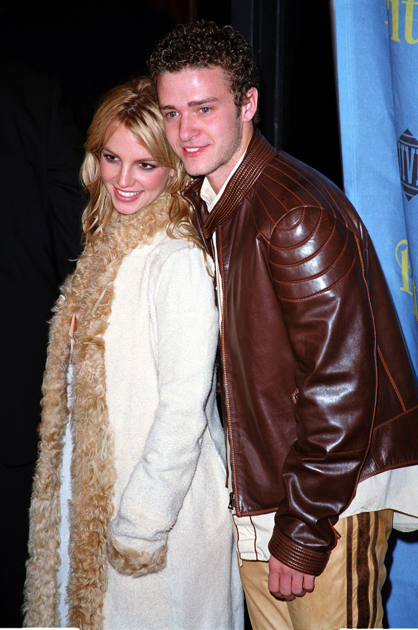 Britney Spears and Justin Timberlake at her album release party in New York City on November 6, 2001 | Source: Getty Images