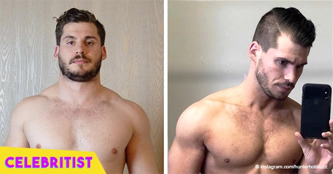 Amazing time-lapse video shows how a man lost 42 pounds in just three months