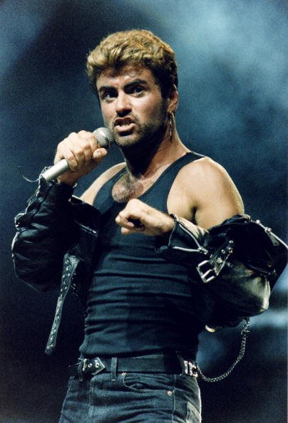 George Michael at Earls Court Arena on June 15th, 1988 in London, England. | Photo: Getty Images