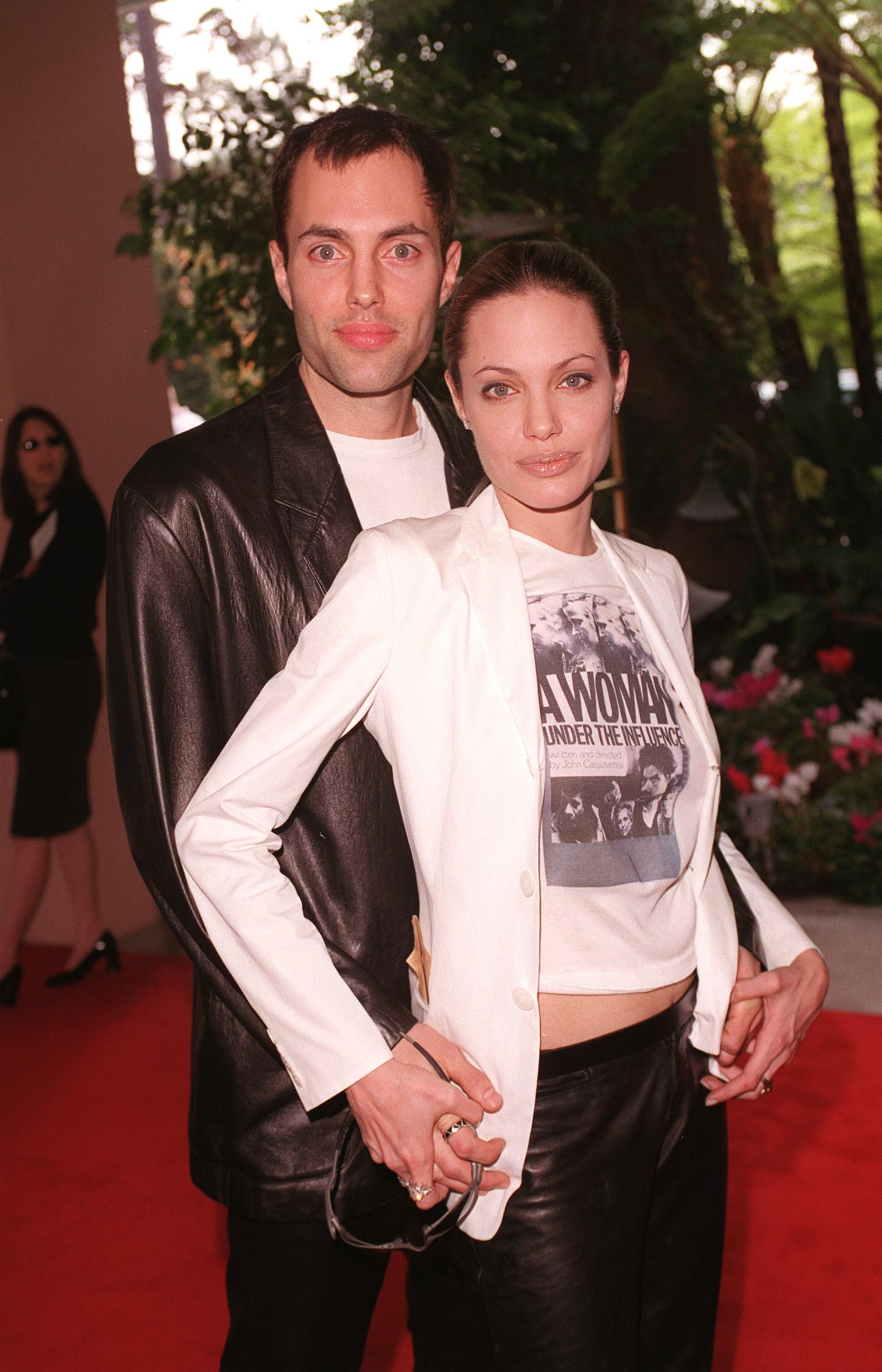 James Haven and Angelina Jolie at the Fifth Annual Broadcast Film Critics Association (BFCA) Critics' Choice Awards Luncheon Ceremony on January 24, 2000, in Beverly Hills, California. | Source: Getty Images